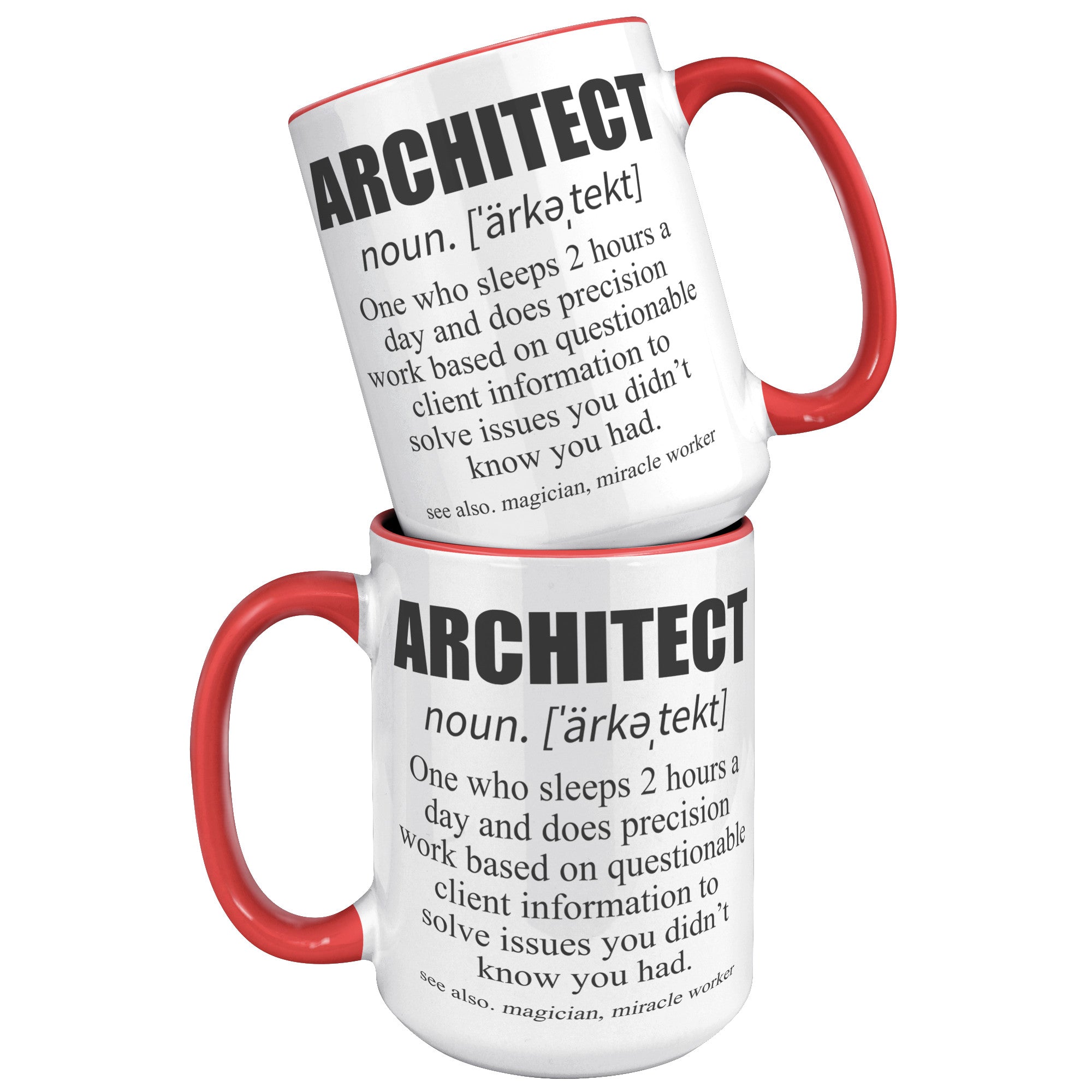 15oz Accent Mug - Architect Definition