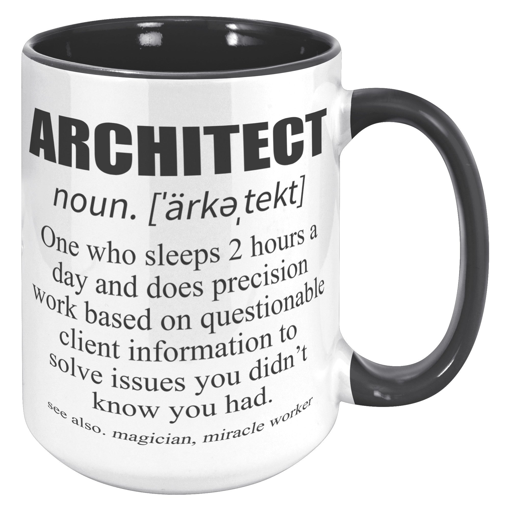 15oz Accent Mug - Architect Definition