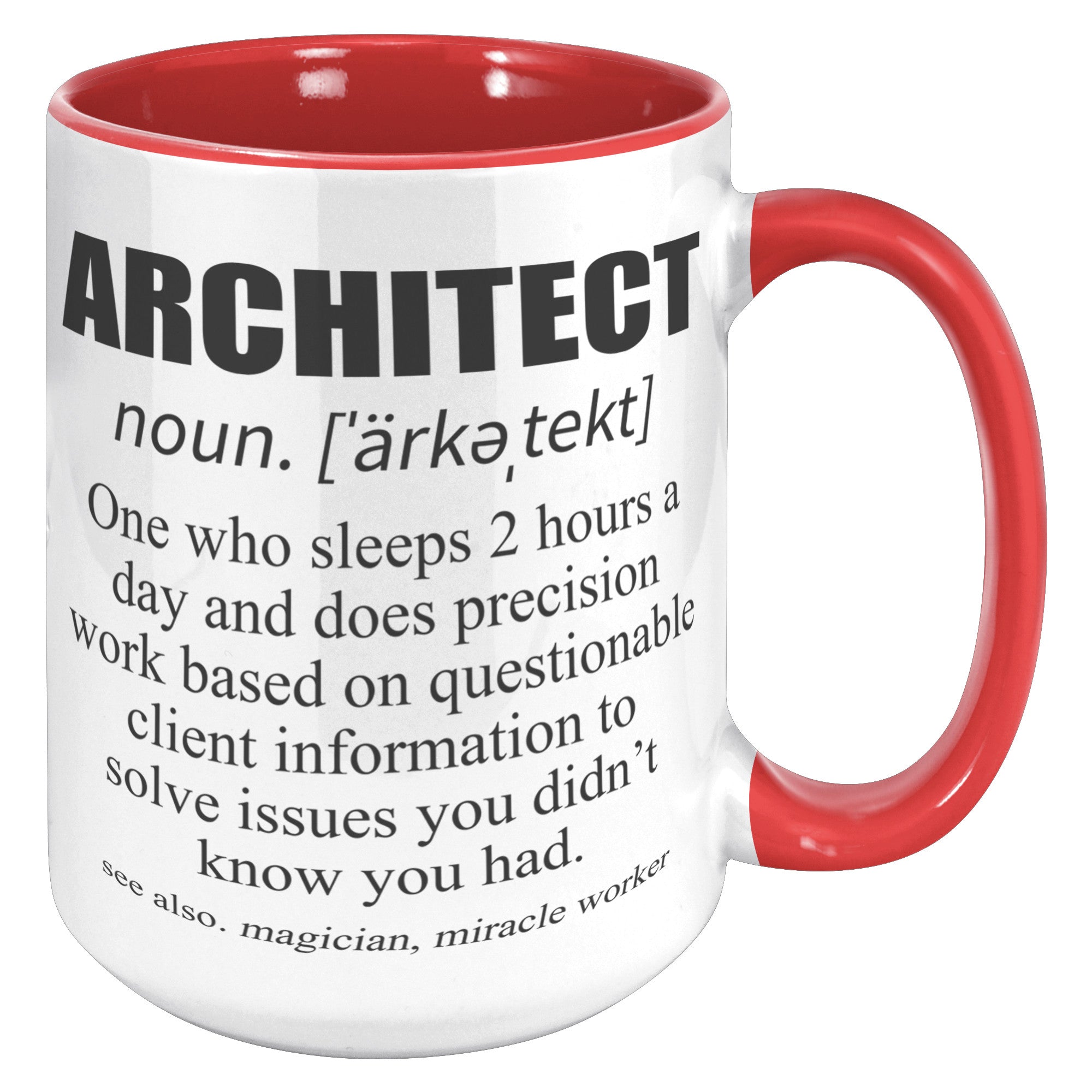 15oz Accent Mug - Architect Definition