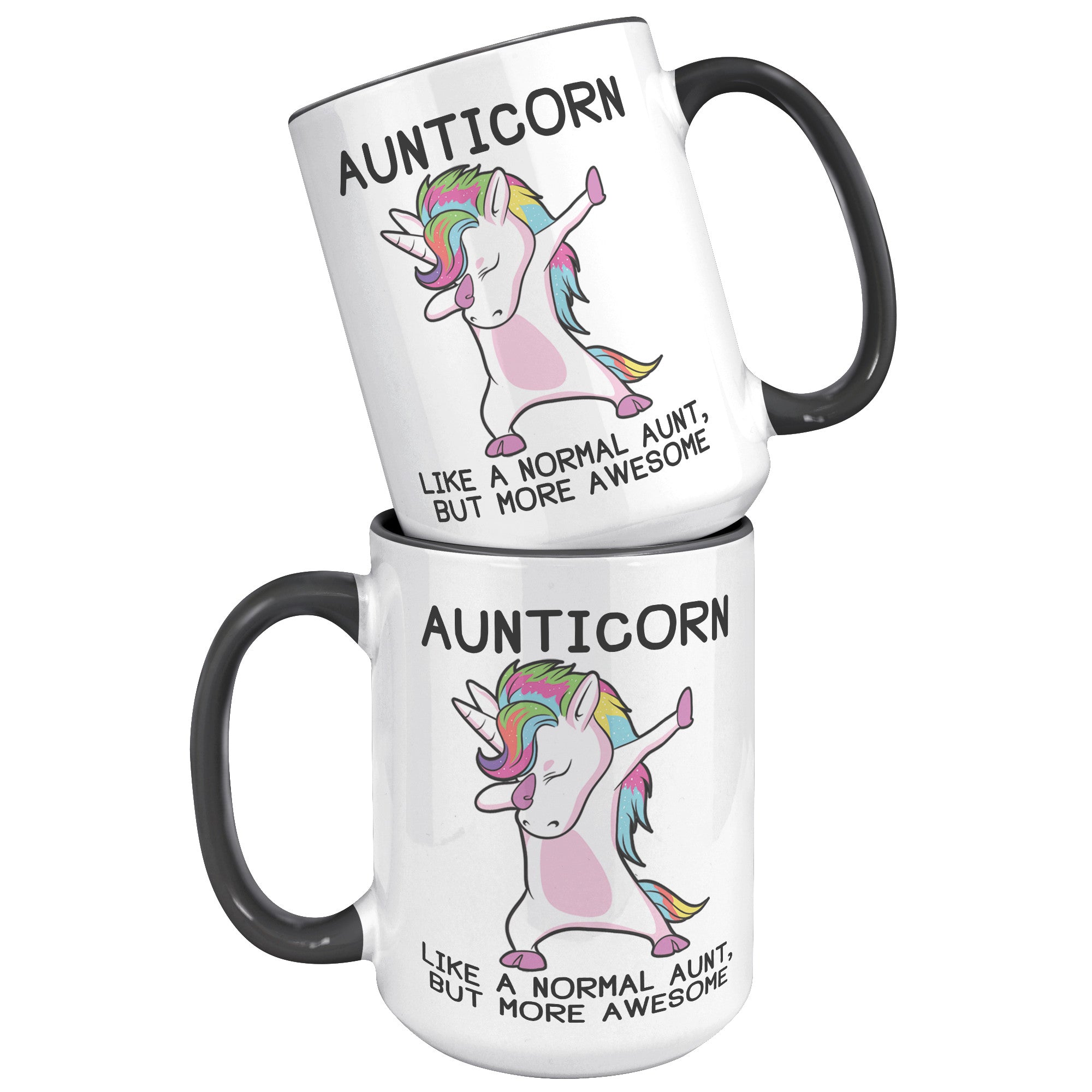 15oz Accent Mug - Aunticorn