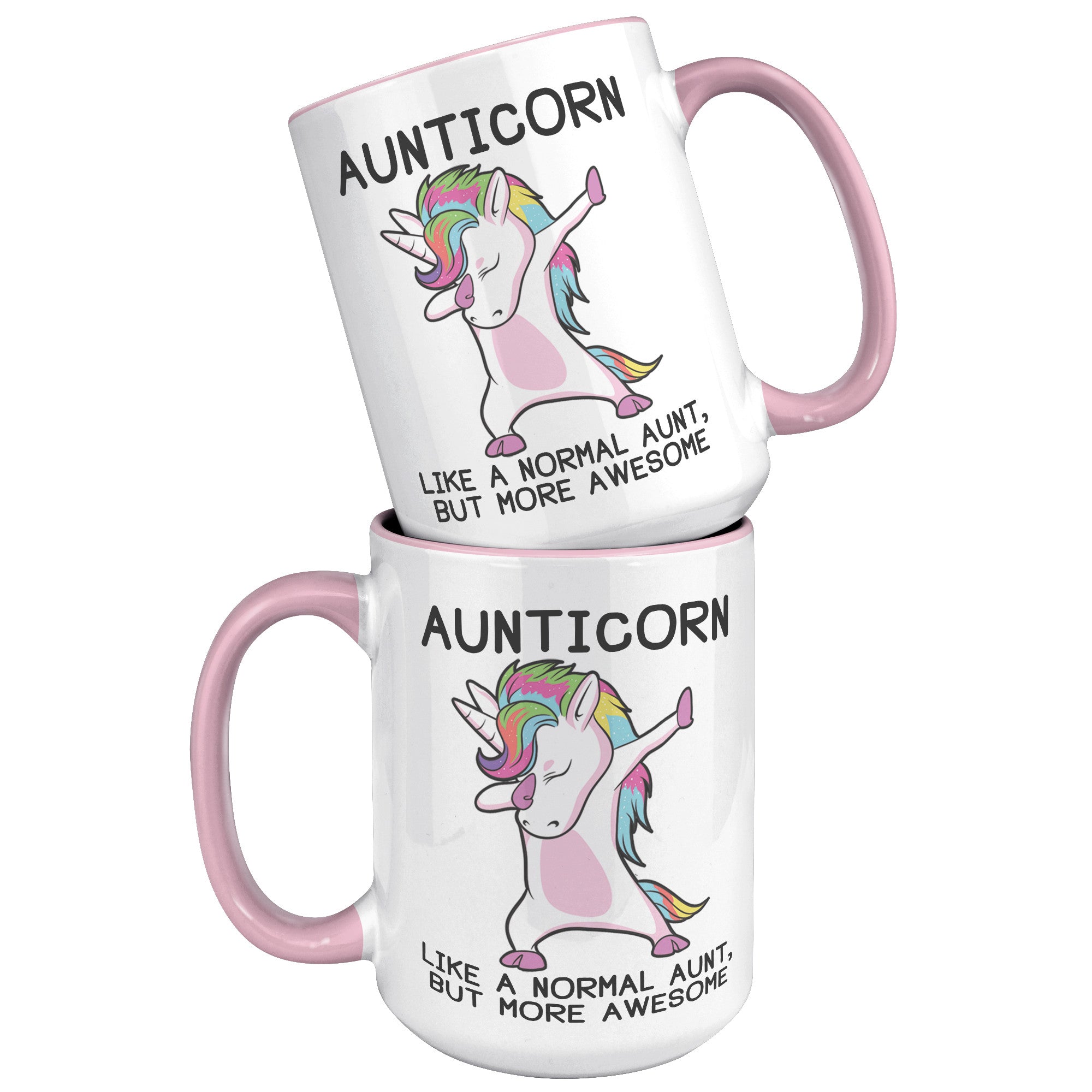 15oz Accent Mug - Aunticorn