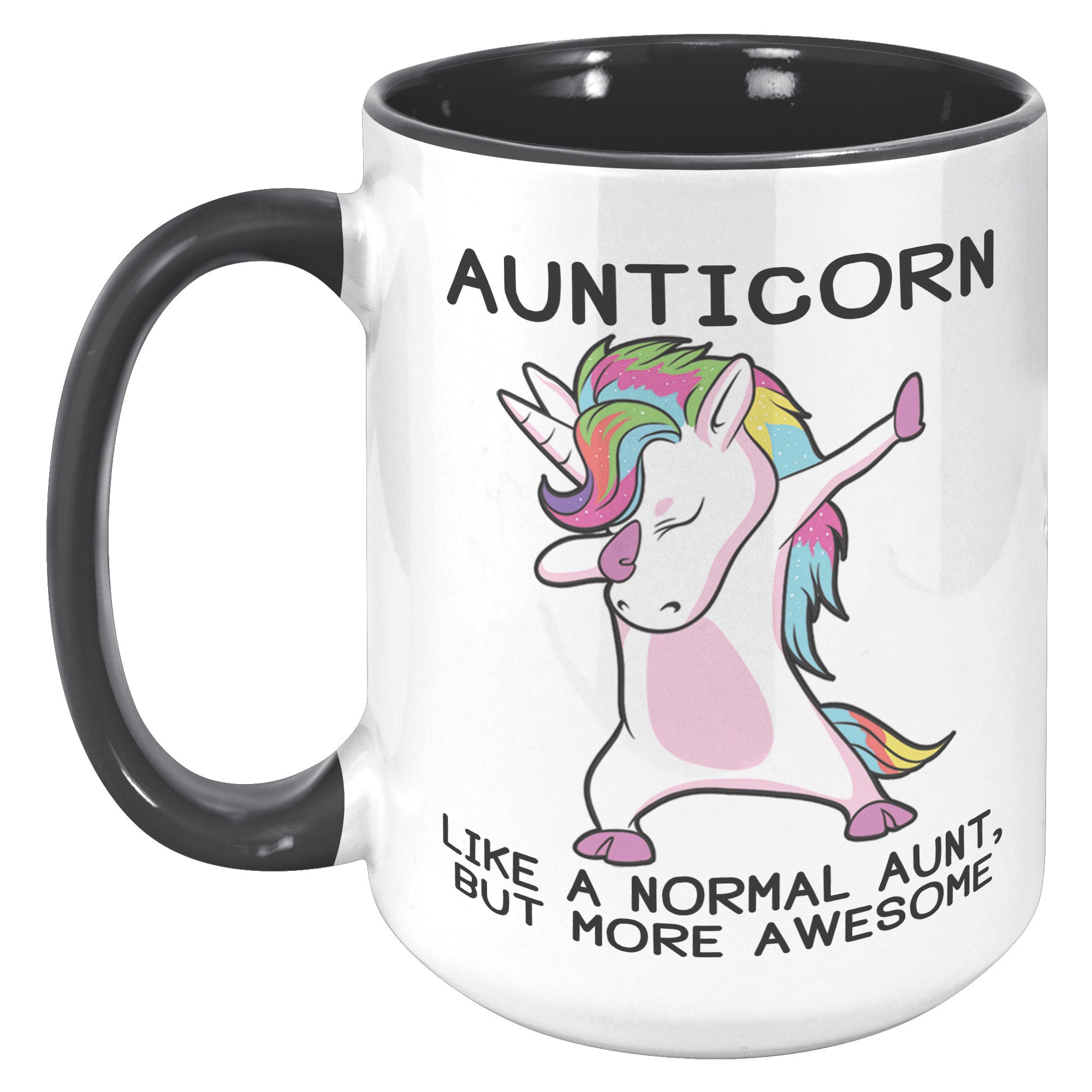 15oz Accent Mug - Aunticorn