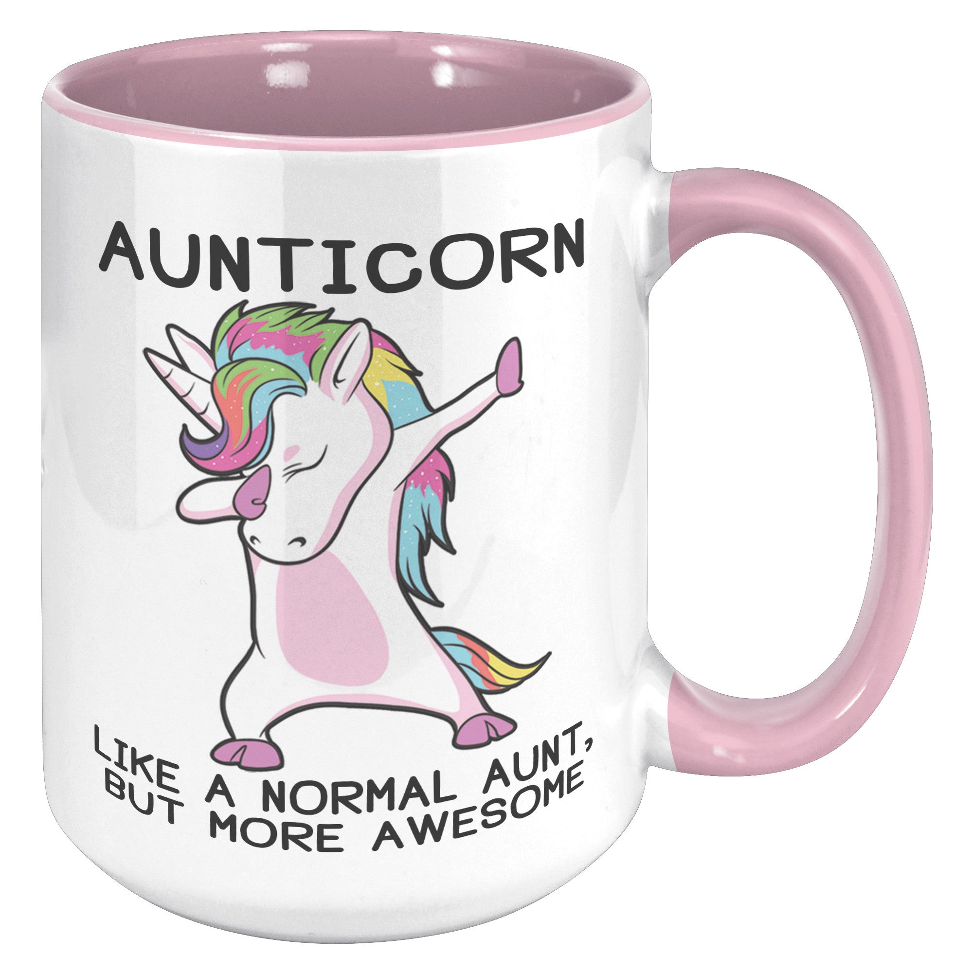 15oz Accent Mug - Aunticorn