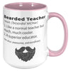15oz Accent Mug - Bearded Teacher