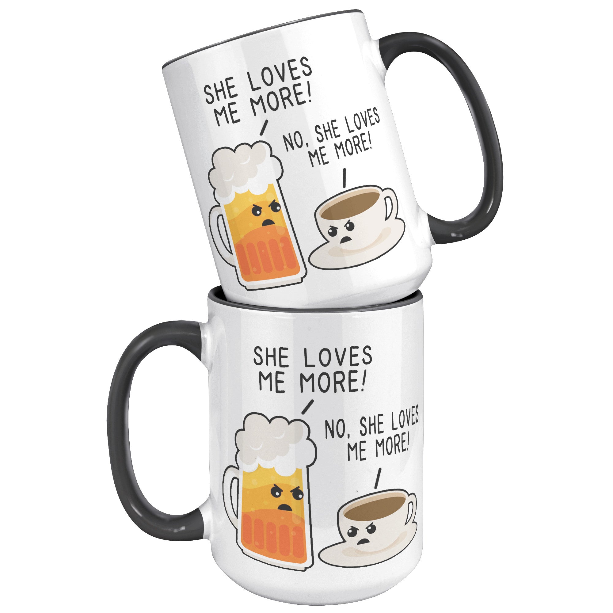 15oz Accent Mug - Beer She Loves Me