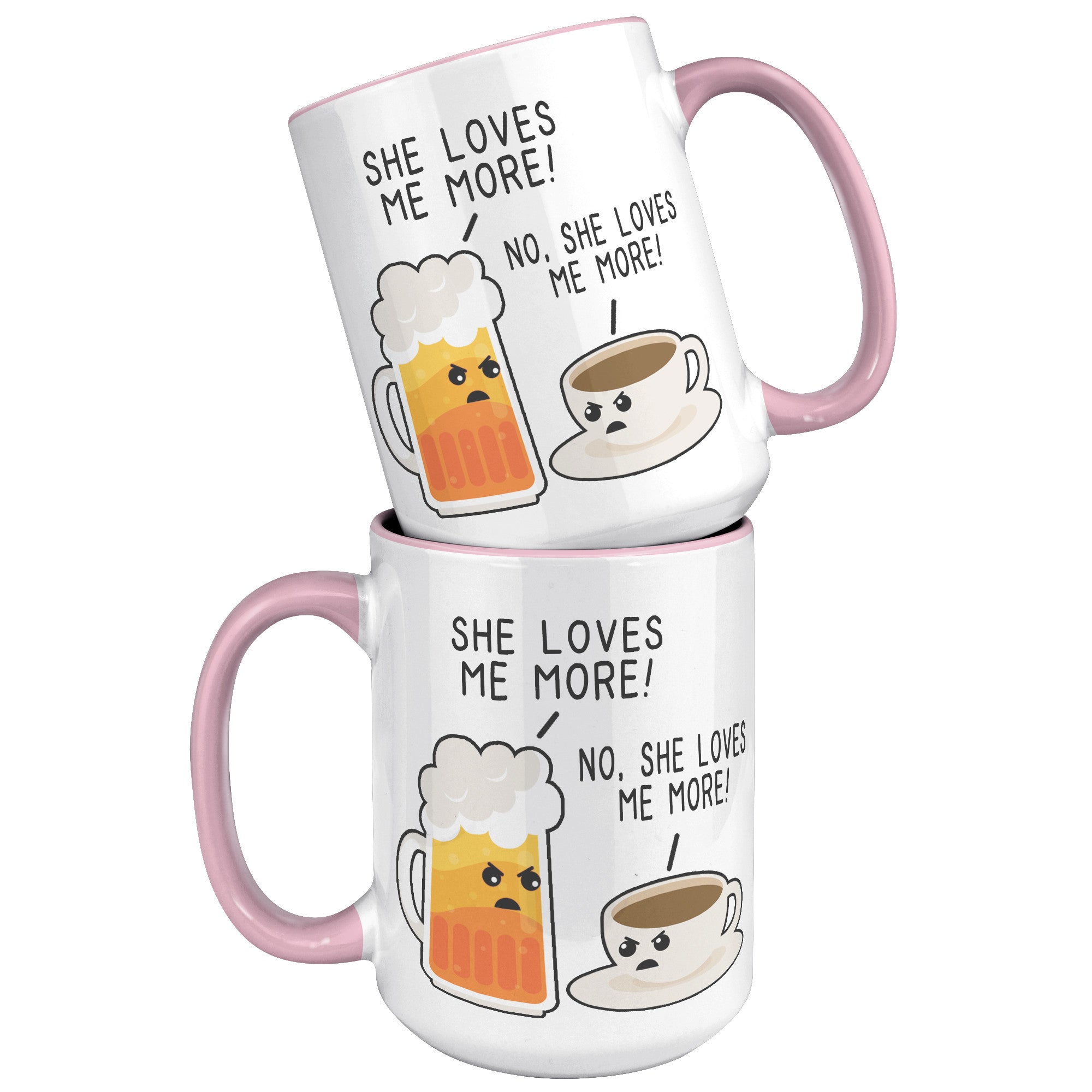 15oz Accent Mug - Beer She Loves Me