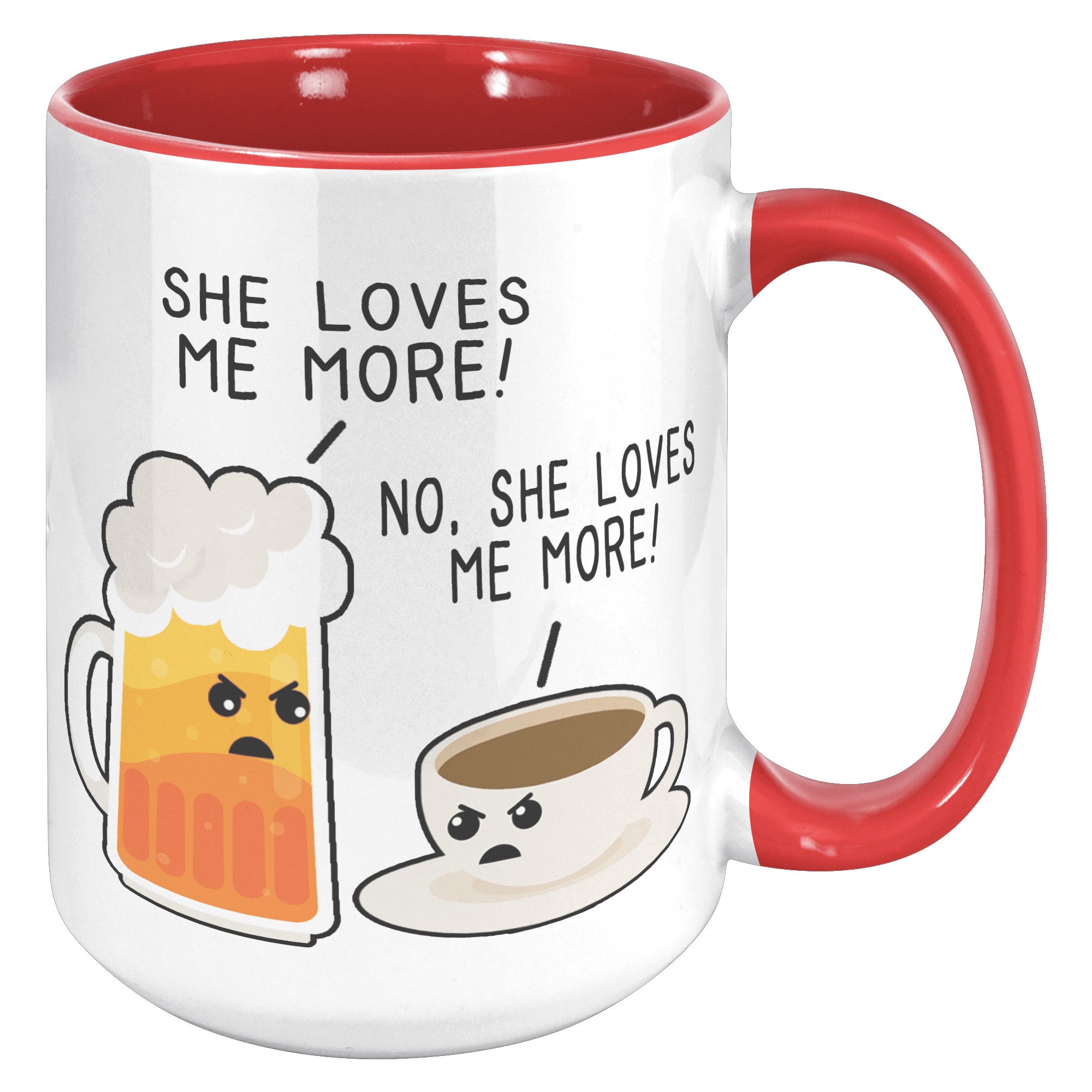 15oz Accent Mug - Beer She Loves Me