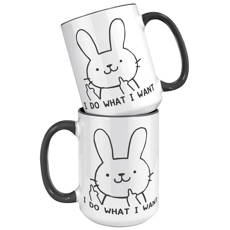15oz Accent Mug - Bunny Do What I Want