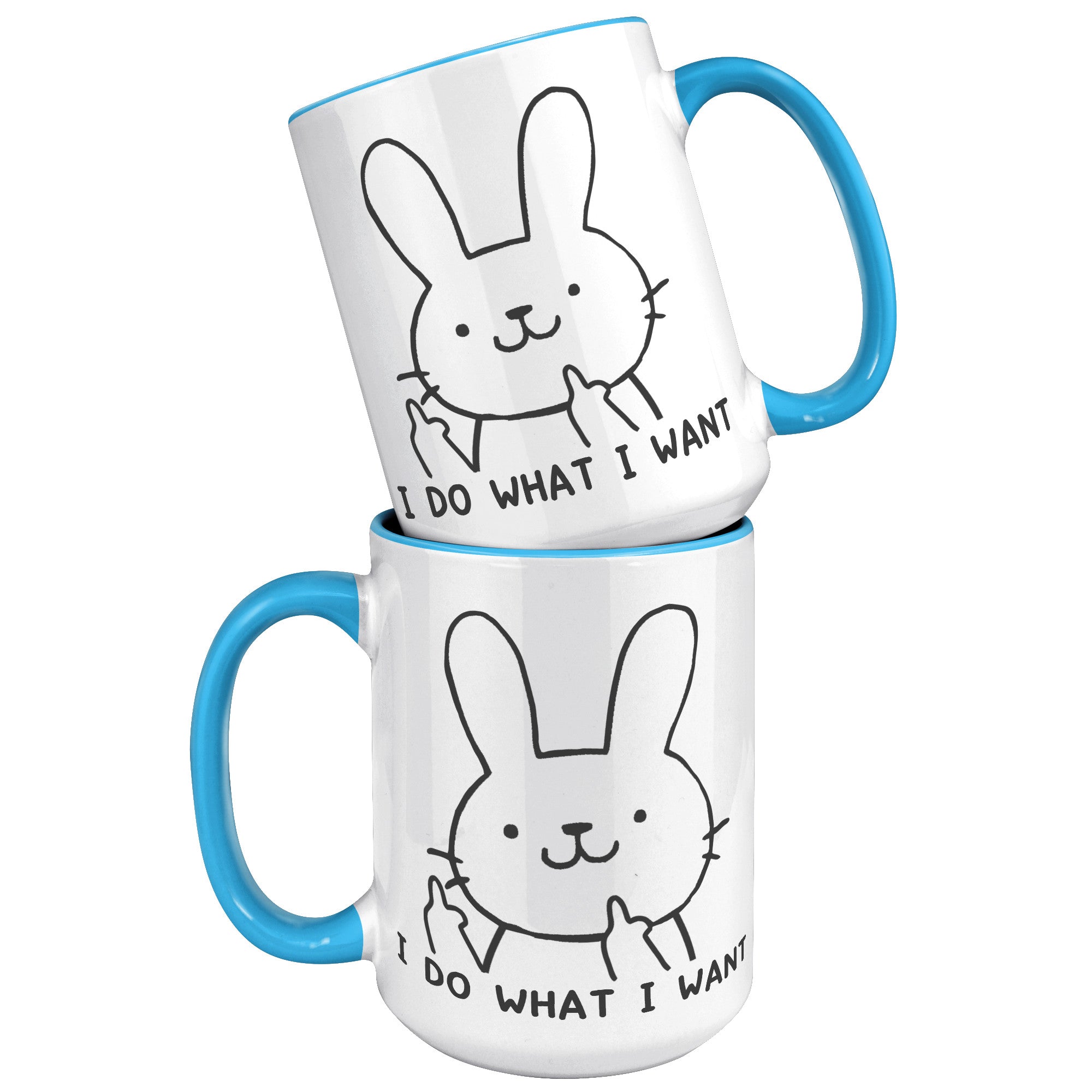 15oz Accent Mug - Bunny Do What I Want