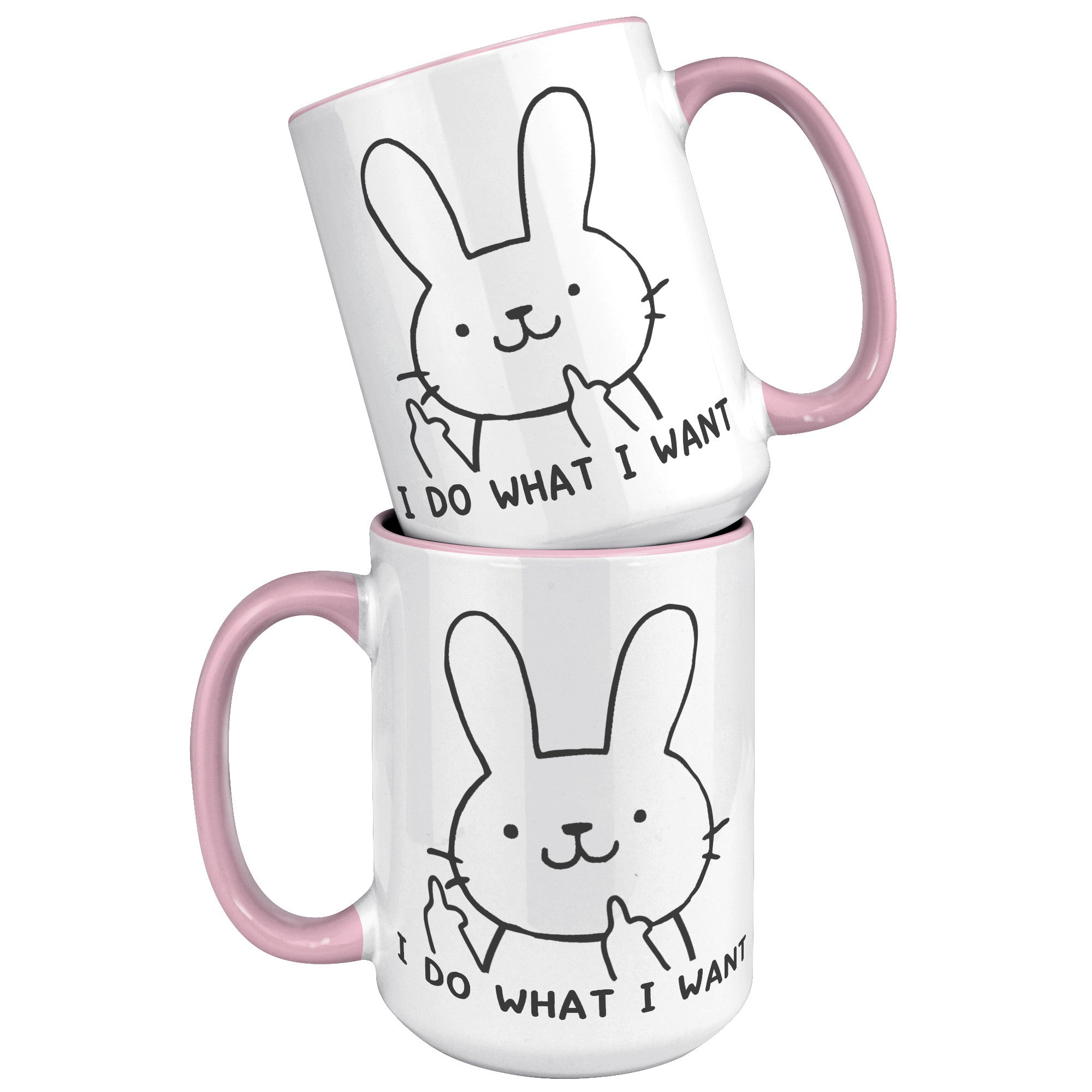 15oz Accent Mug - Bunny Do What I Want