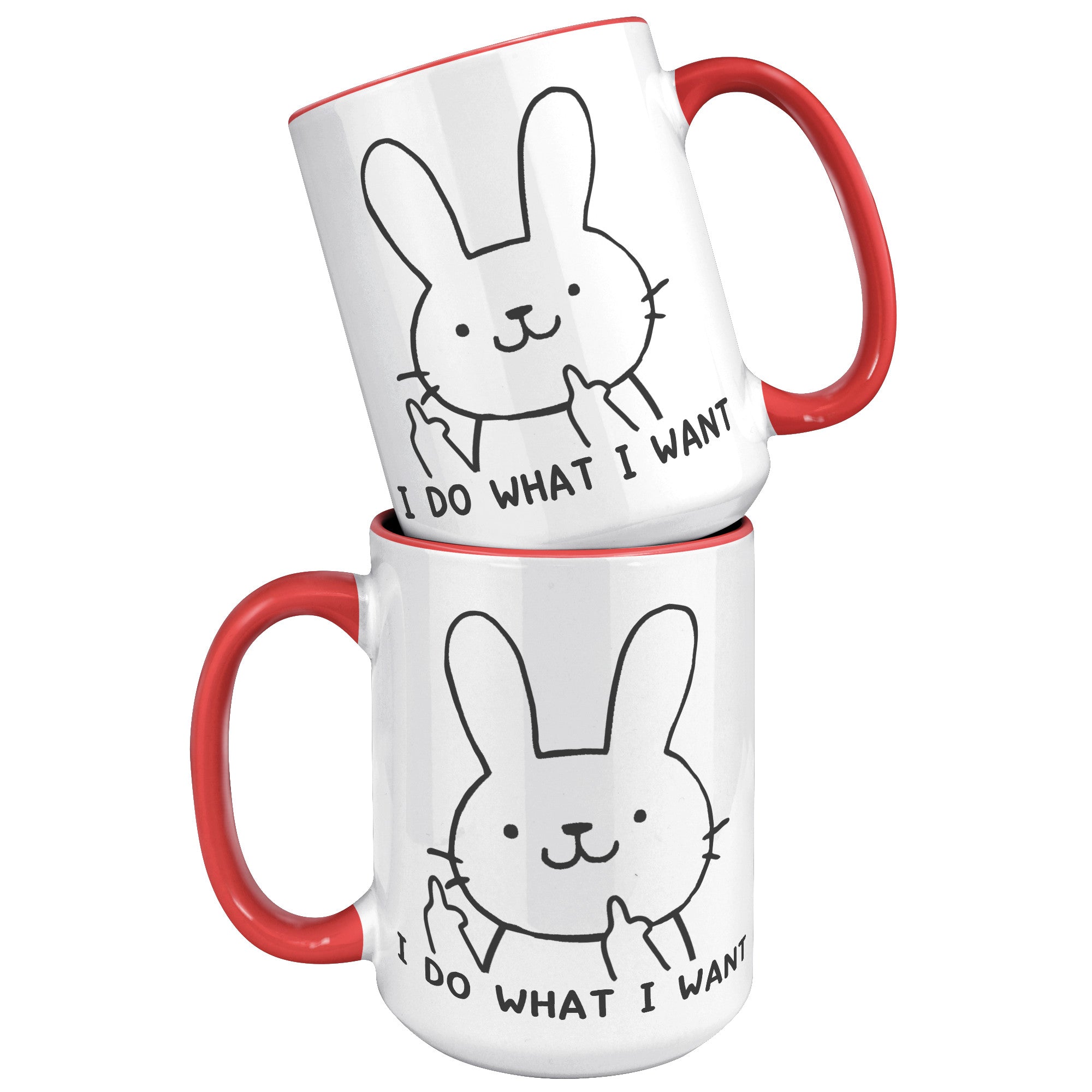 15oz Accent Mug - Bunny Do What I Want