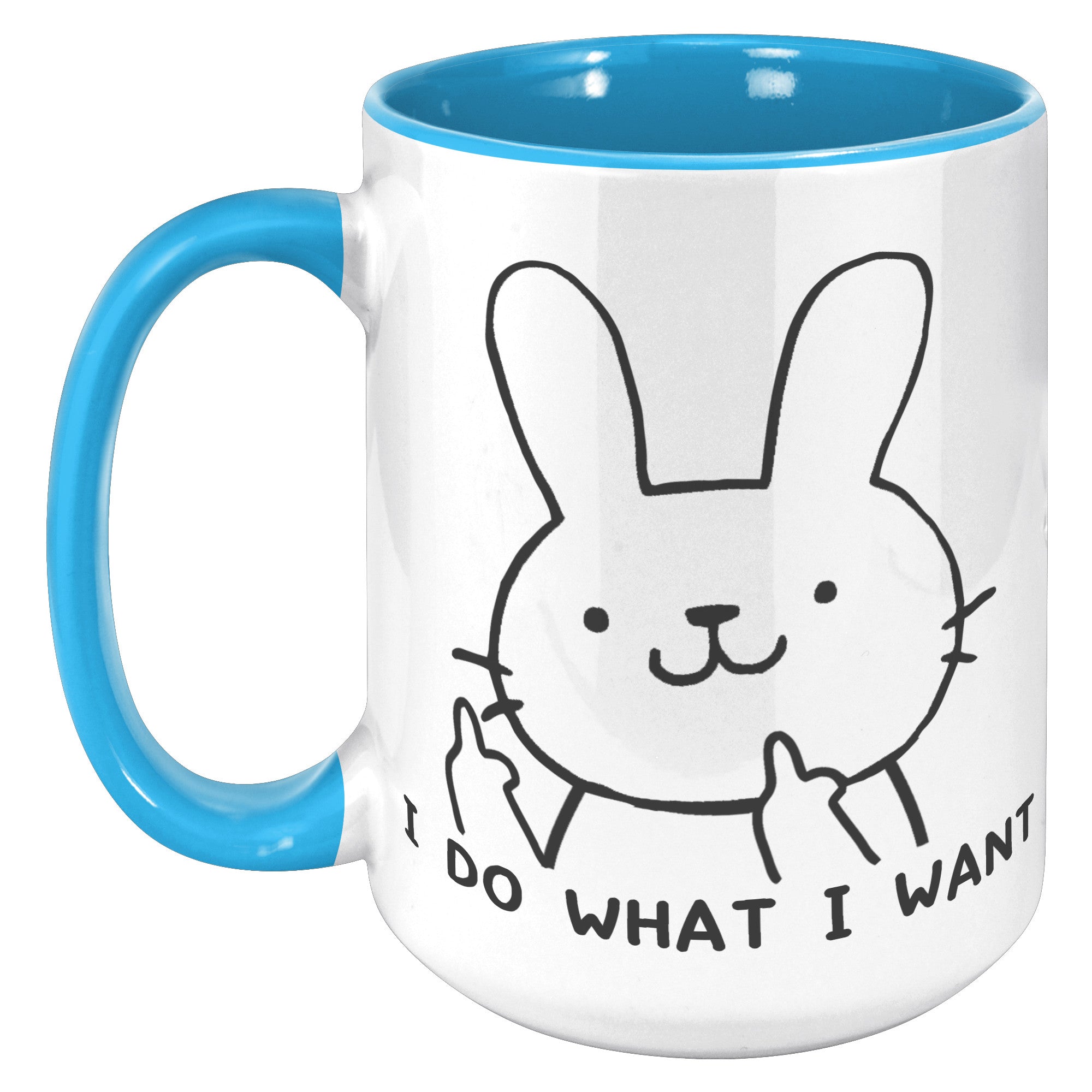 15oz Accent Mug - Bunny Do What I Want