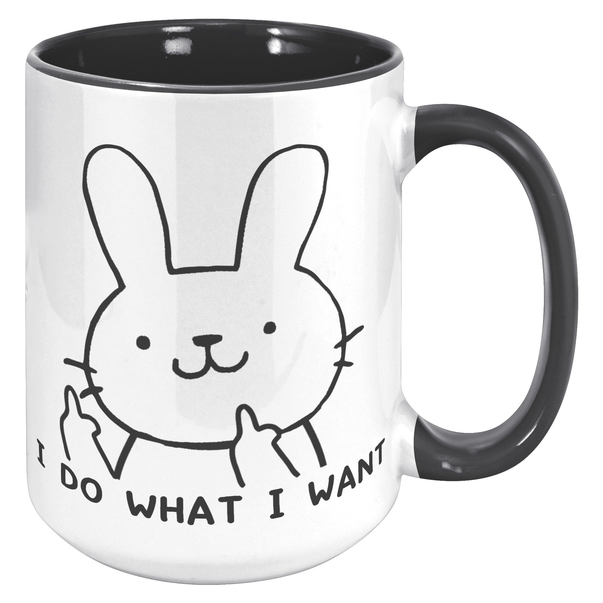 15oz Accent Mug - Bunny Do What I Want