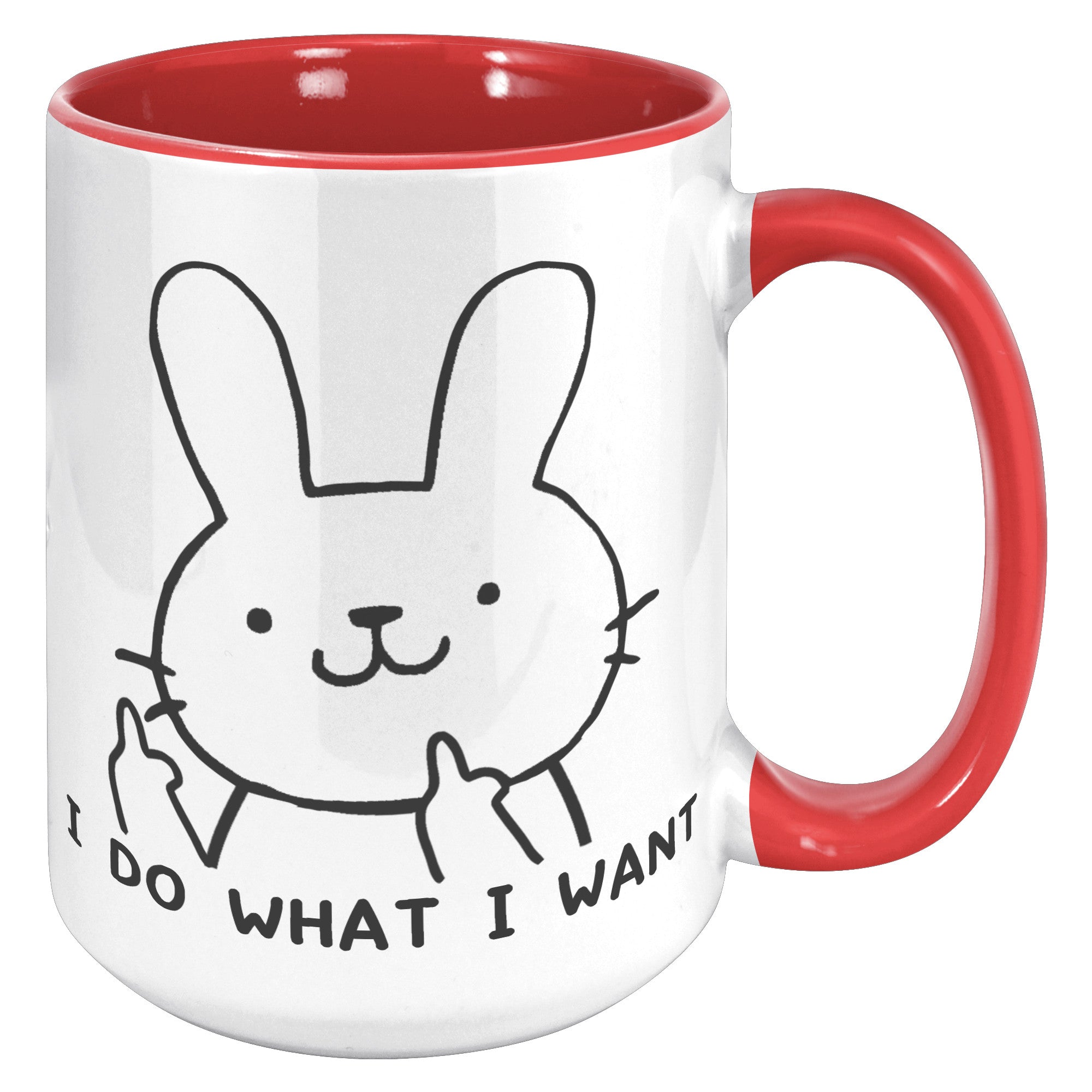 15oz Accent Mug - Bunny Do What I Want