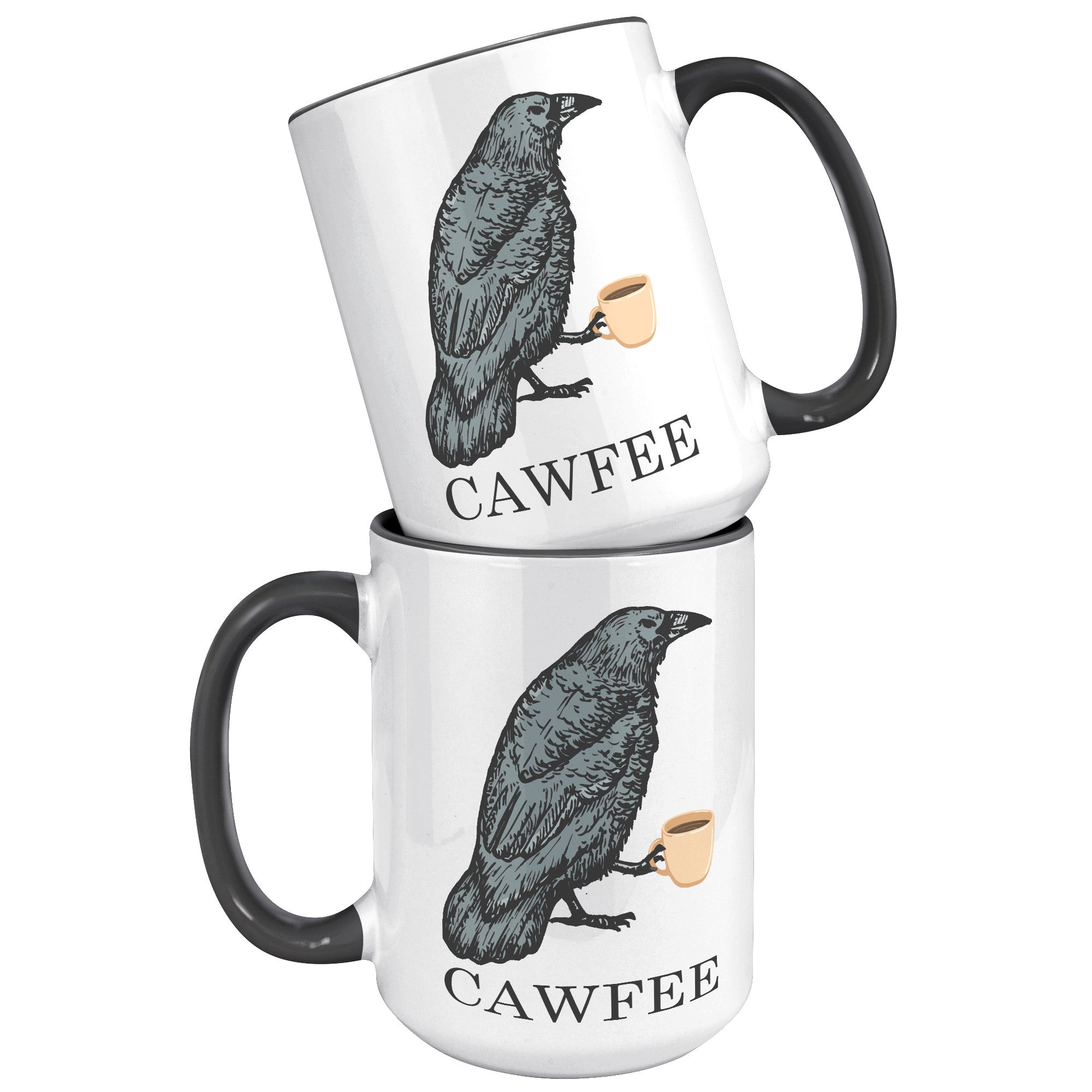 15oz Accent Mug - Cawfee