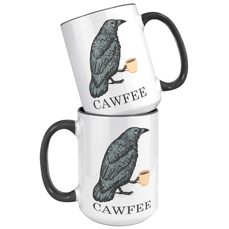 15oz Accent Mug - Cawfee