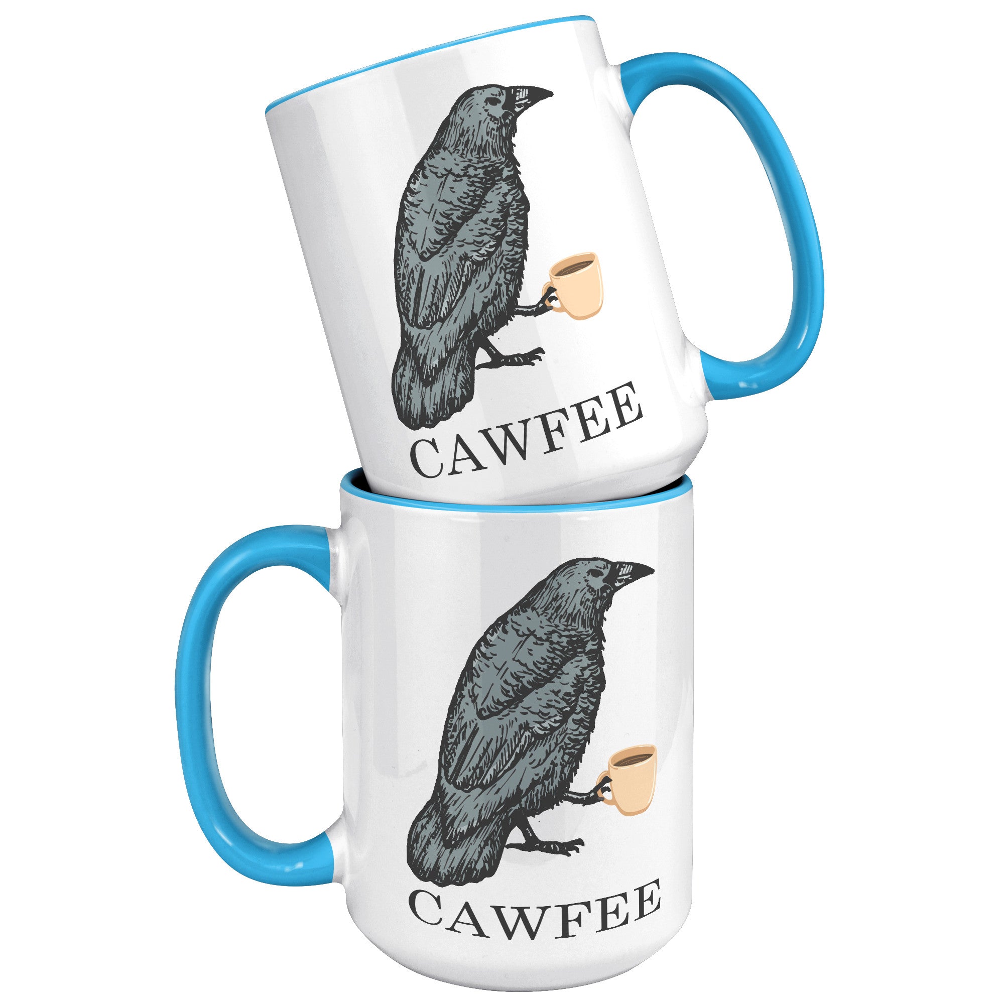 15oz Accent Mug - Cawfee