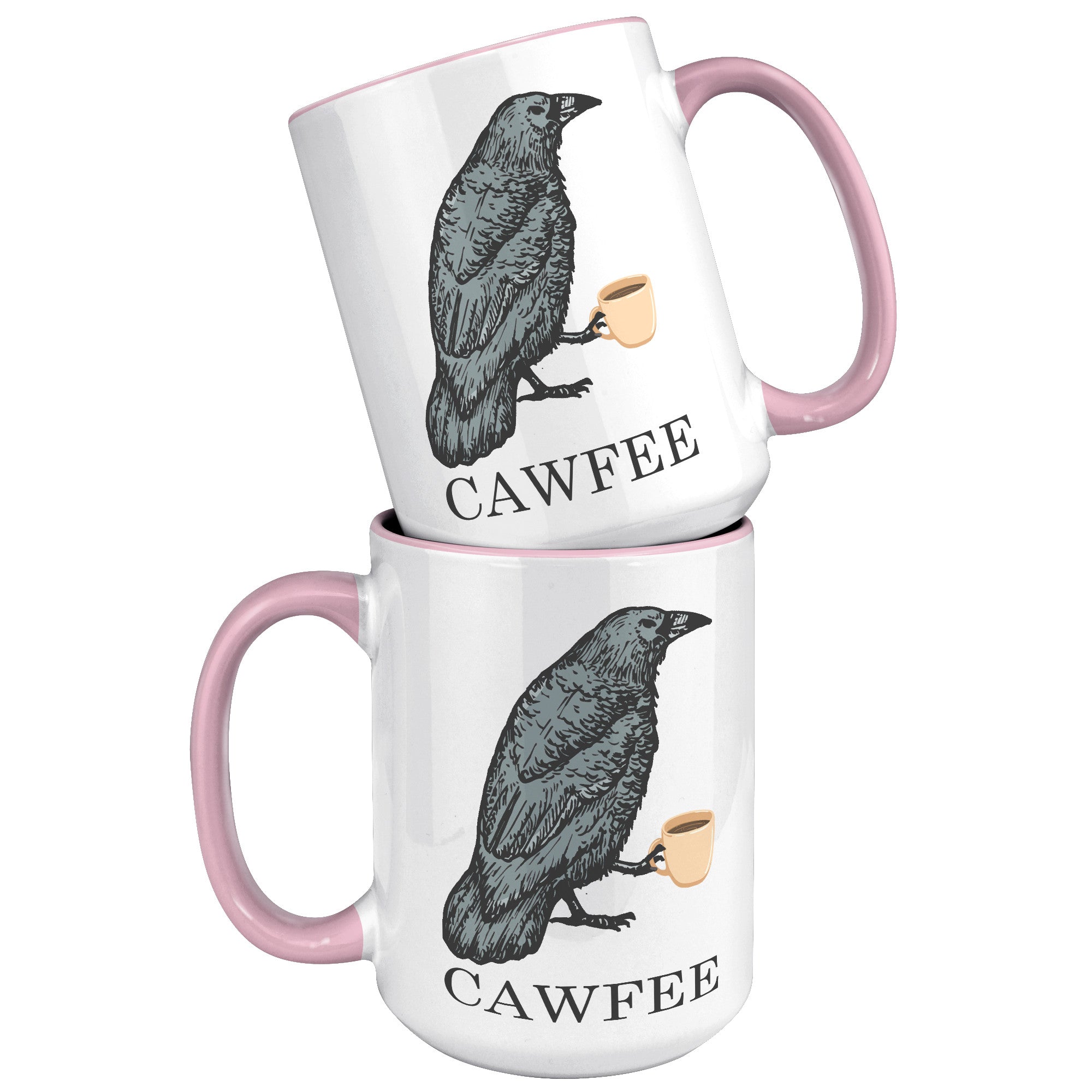 15oz Accent Mug - Cawfee