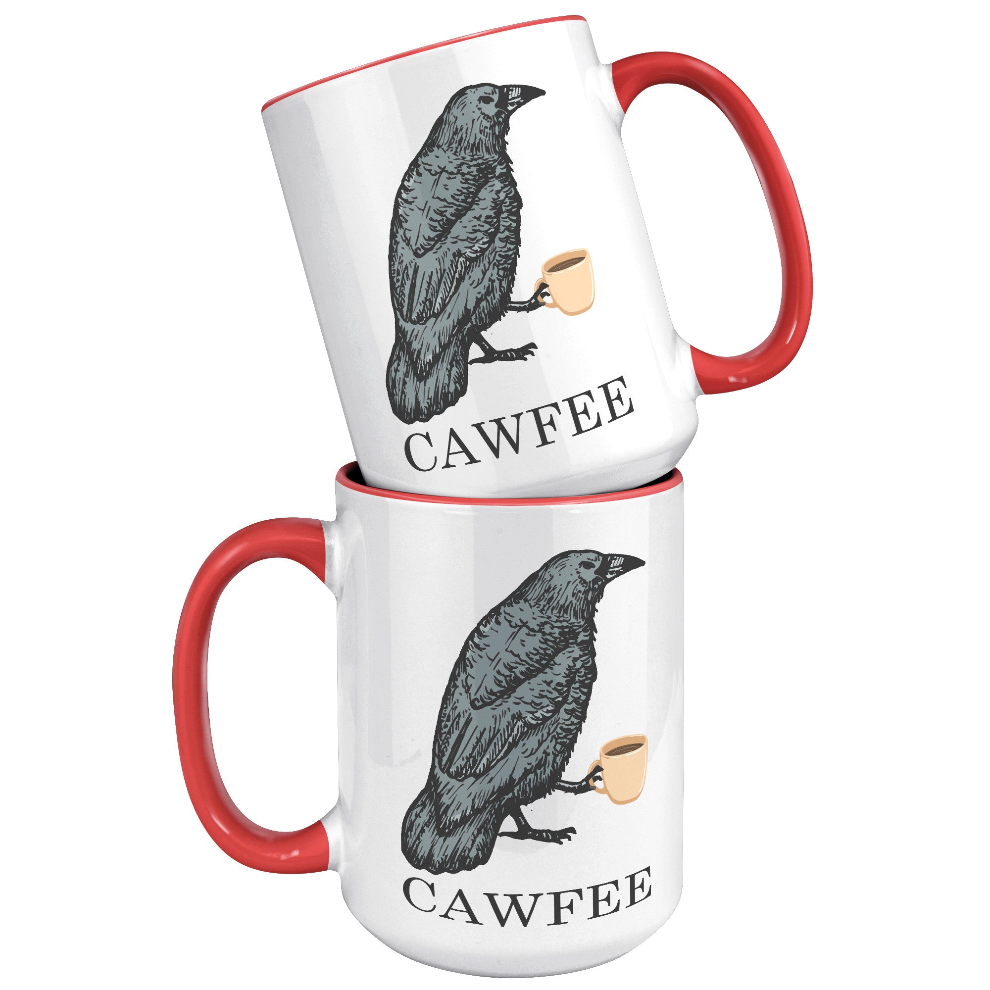 15oz Accent Mug - Cawfee