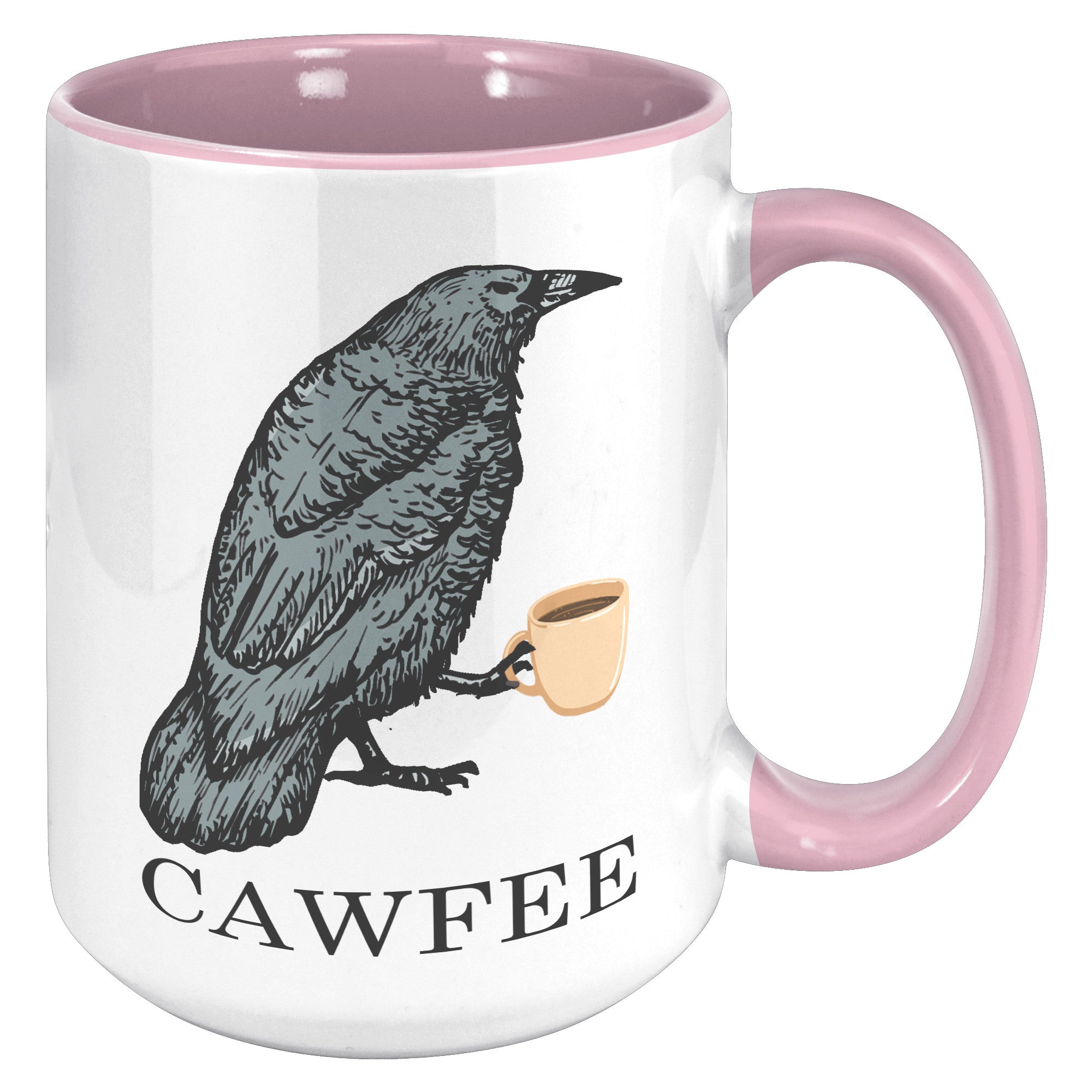 15oz Accent Mug - Cawfee