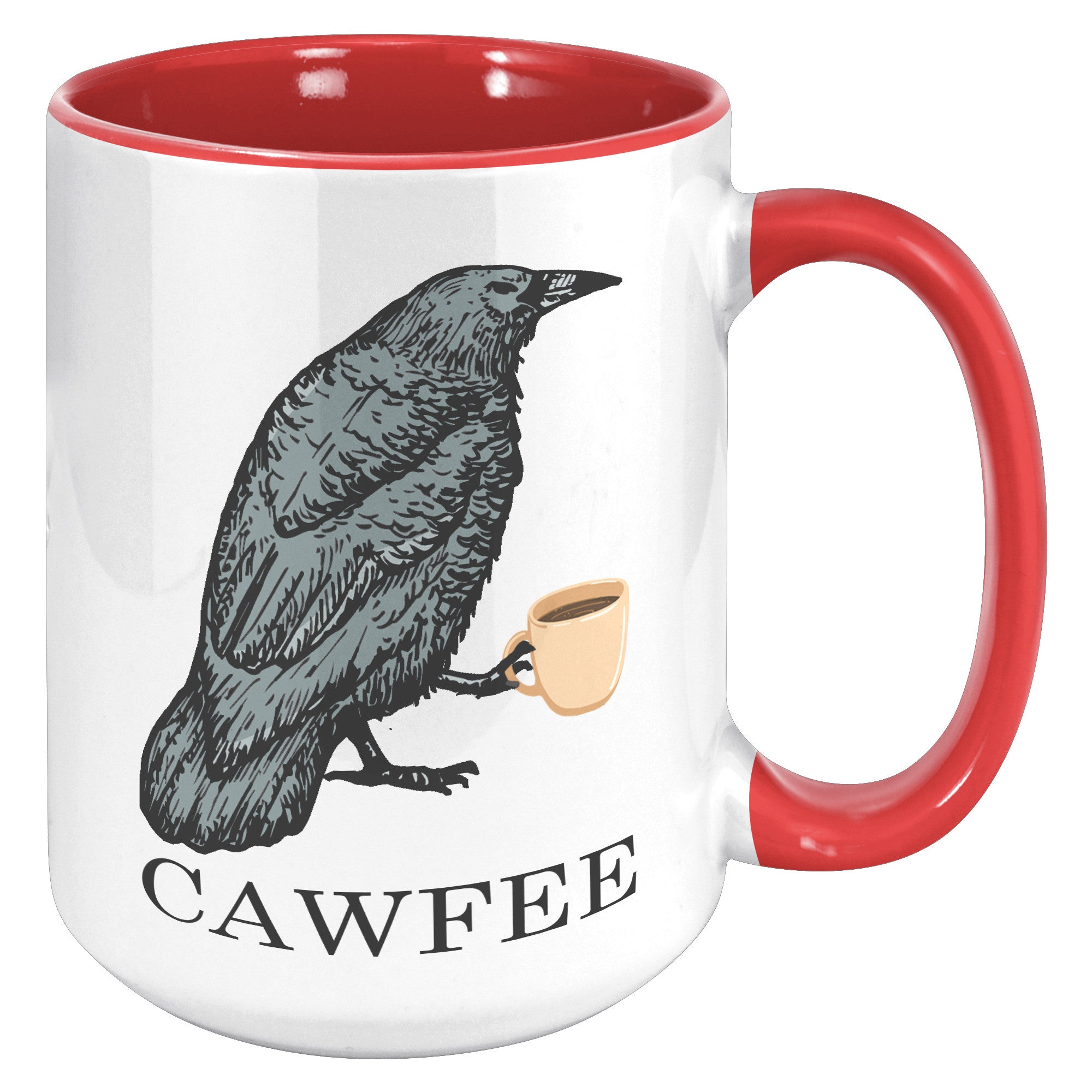 15oz Accent Mug - Cawfee