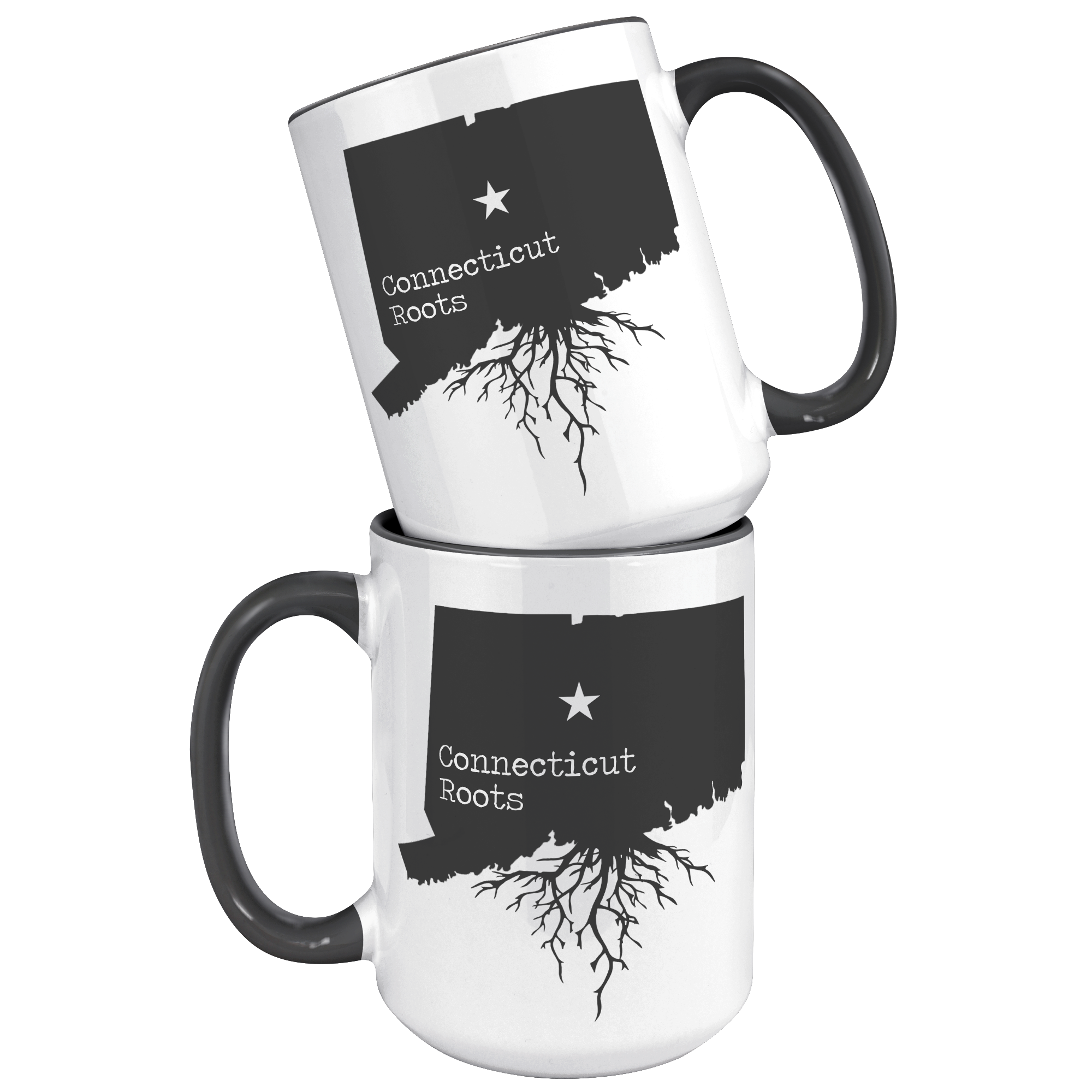 15oz_Accent_Mug_-_Connecticut_Roots_15oz_Accent_FrontBack_Black_Mockup.png
