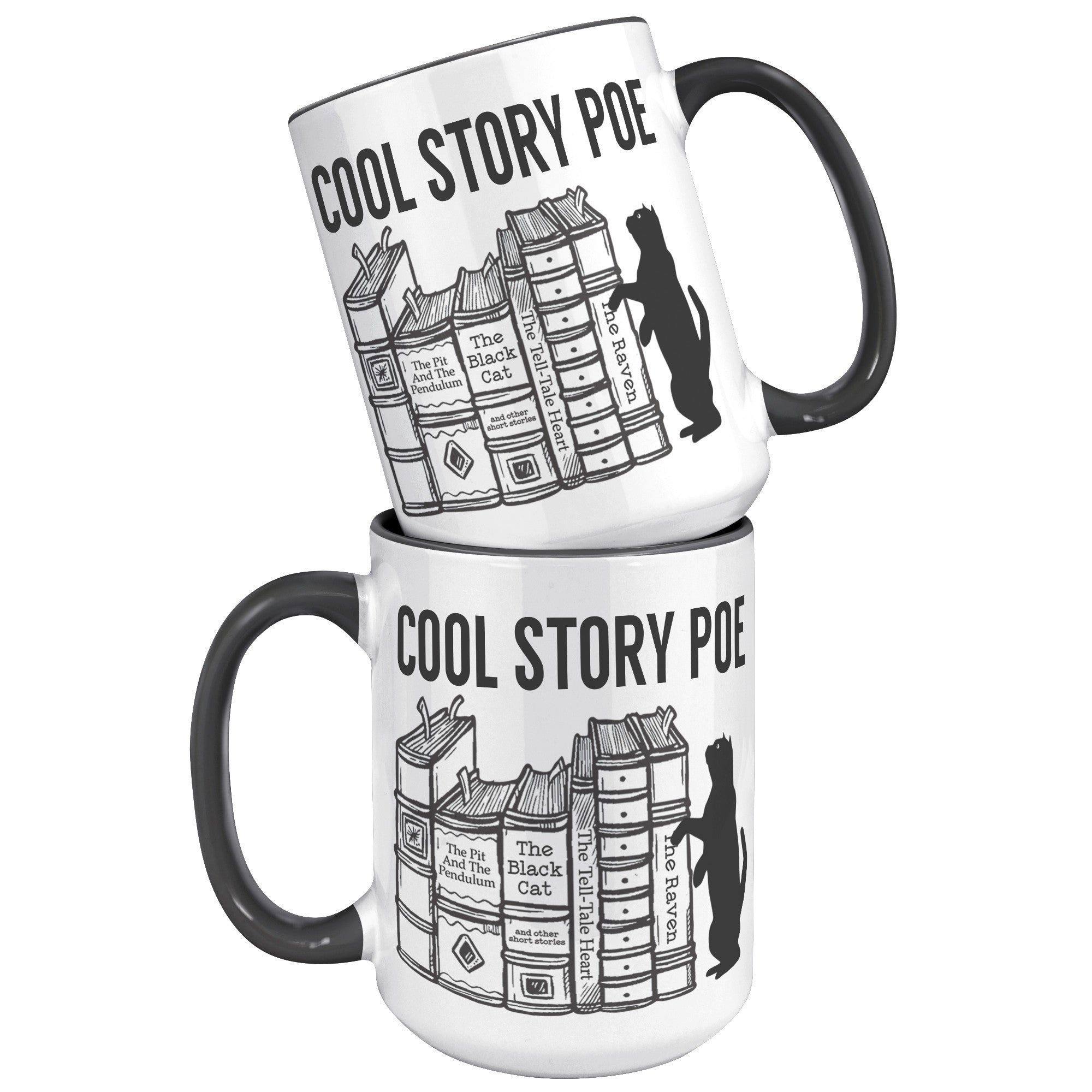 15oz Accent Mug - Cool Story Poe