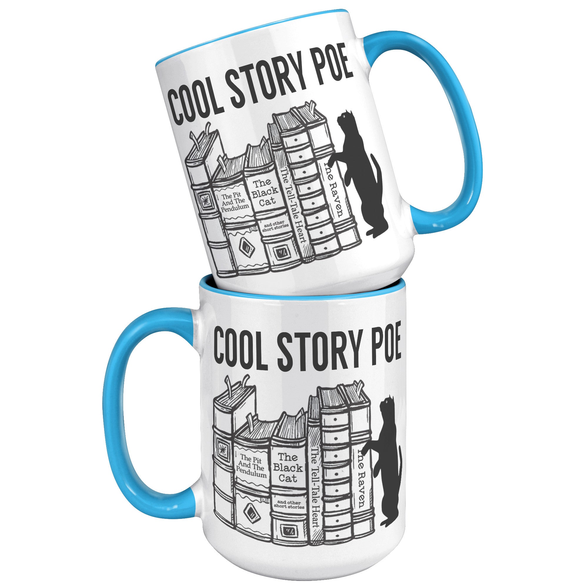 15oz Accent Mug - Cool Story Poe