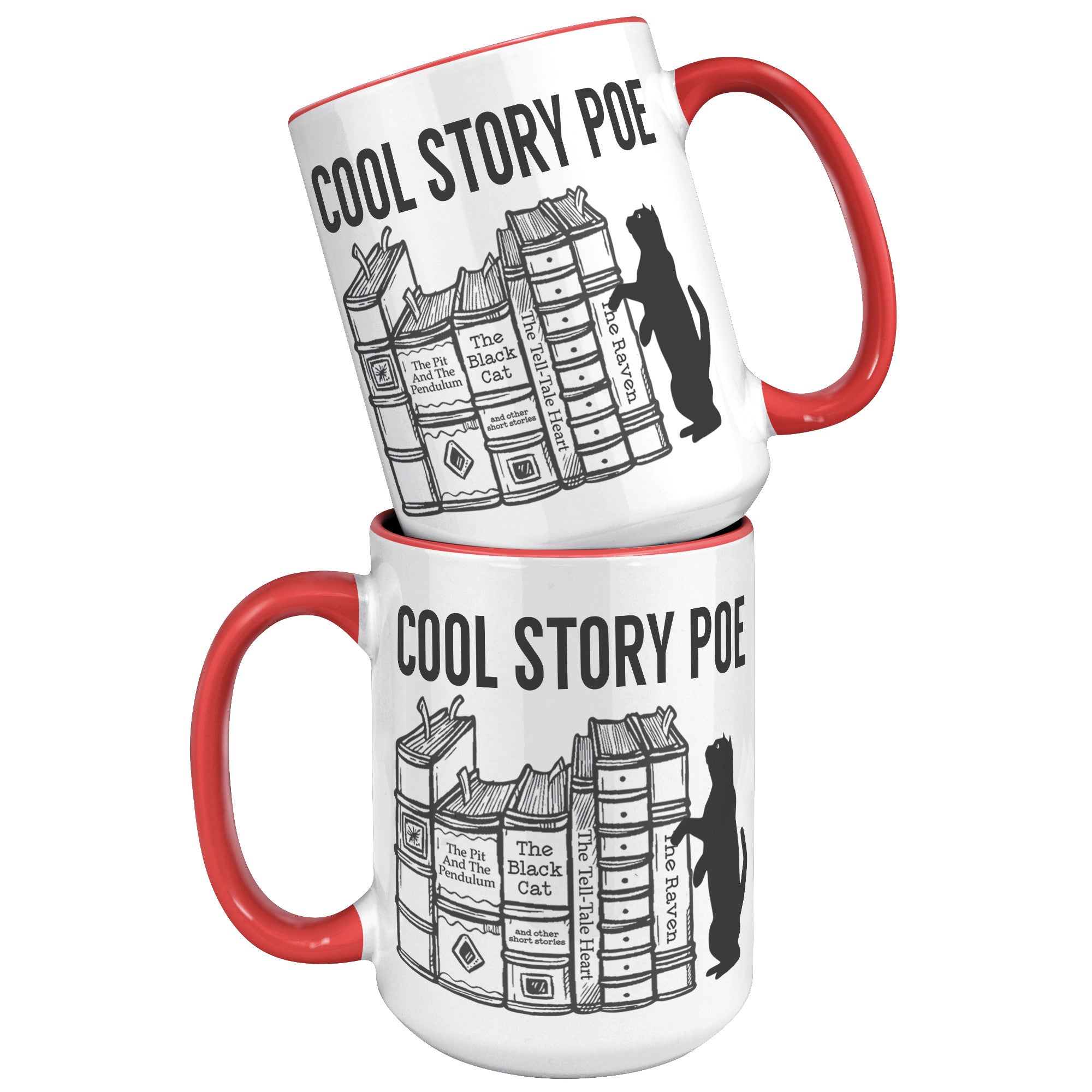 15oz Accent Mug - Cool Story Poe