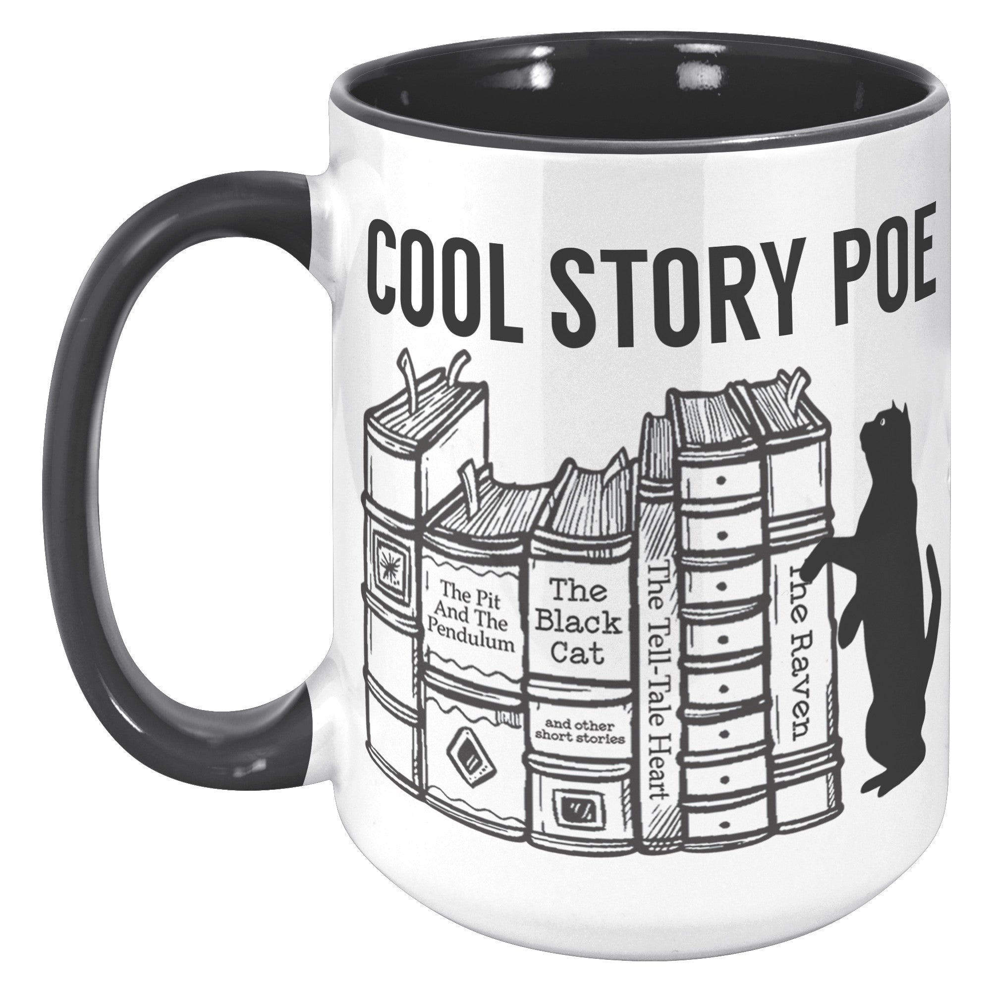 15oz Accent Mug - Cool Story Poe