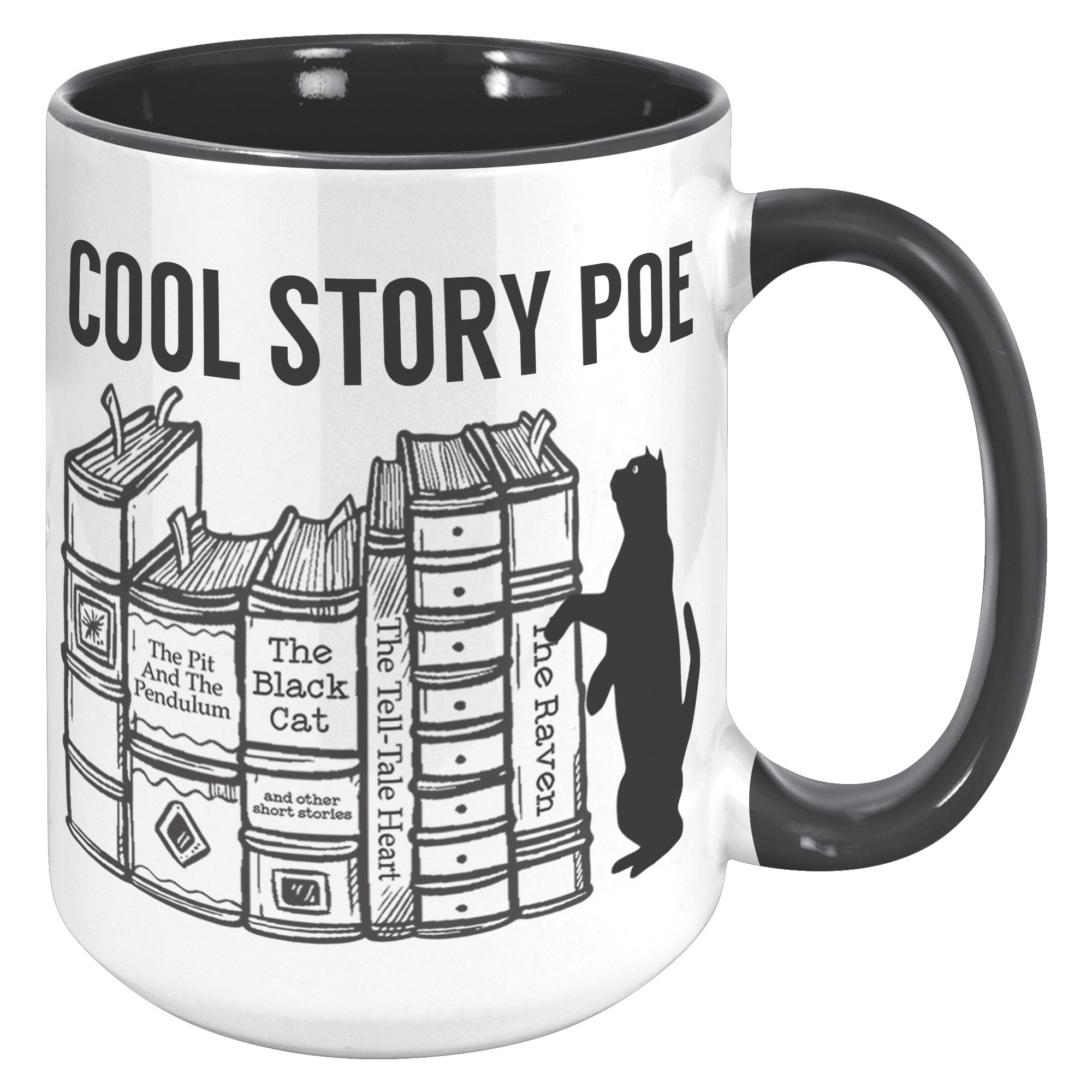 15oz Accent Mug - Cool Story Poe
