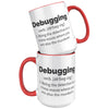 15oz Accent Mug - Debugging Definition