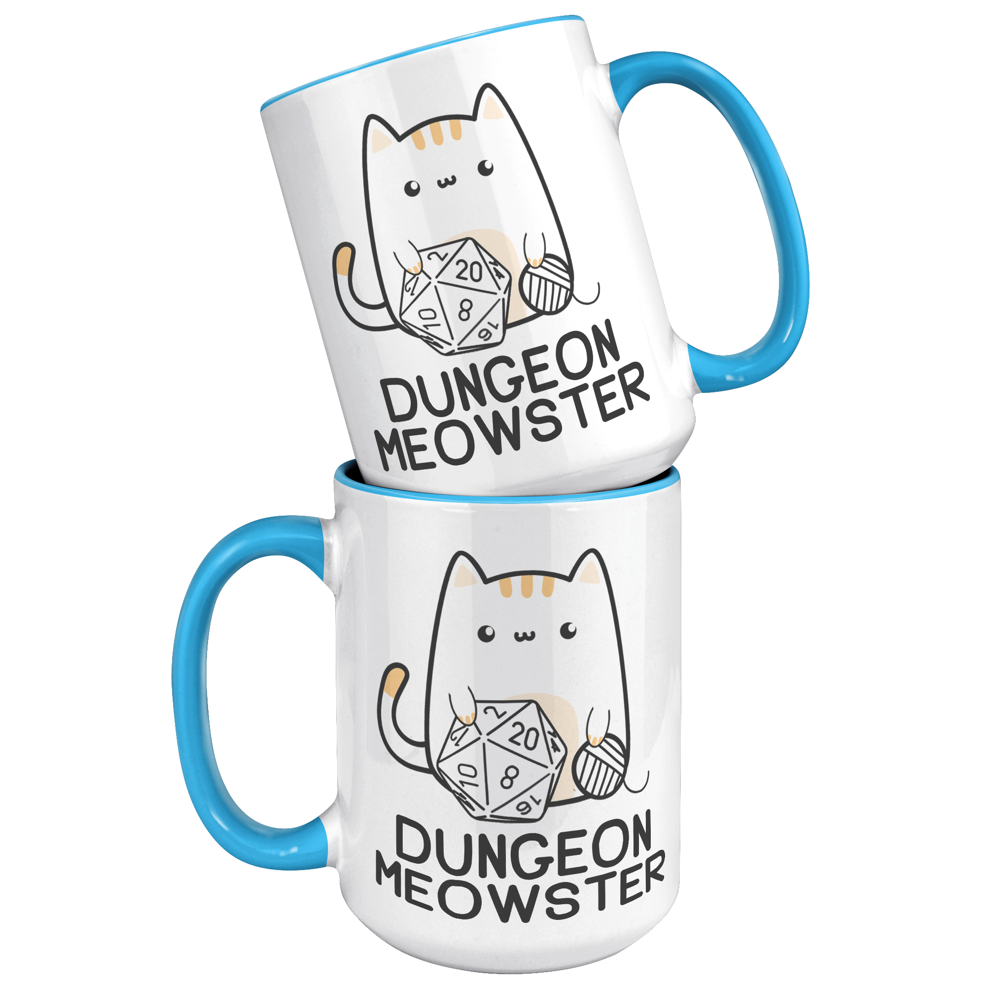 15oz_Accent_Mug_-_Dungeon_Meowster_15oz_Accent_FrontBack_Blue_Mockup.png