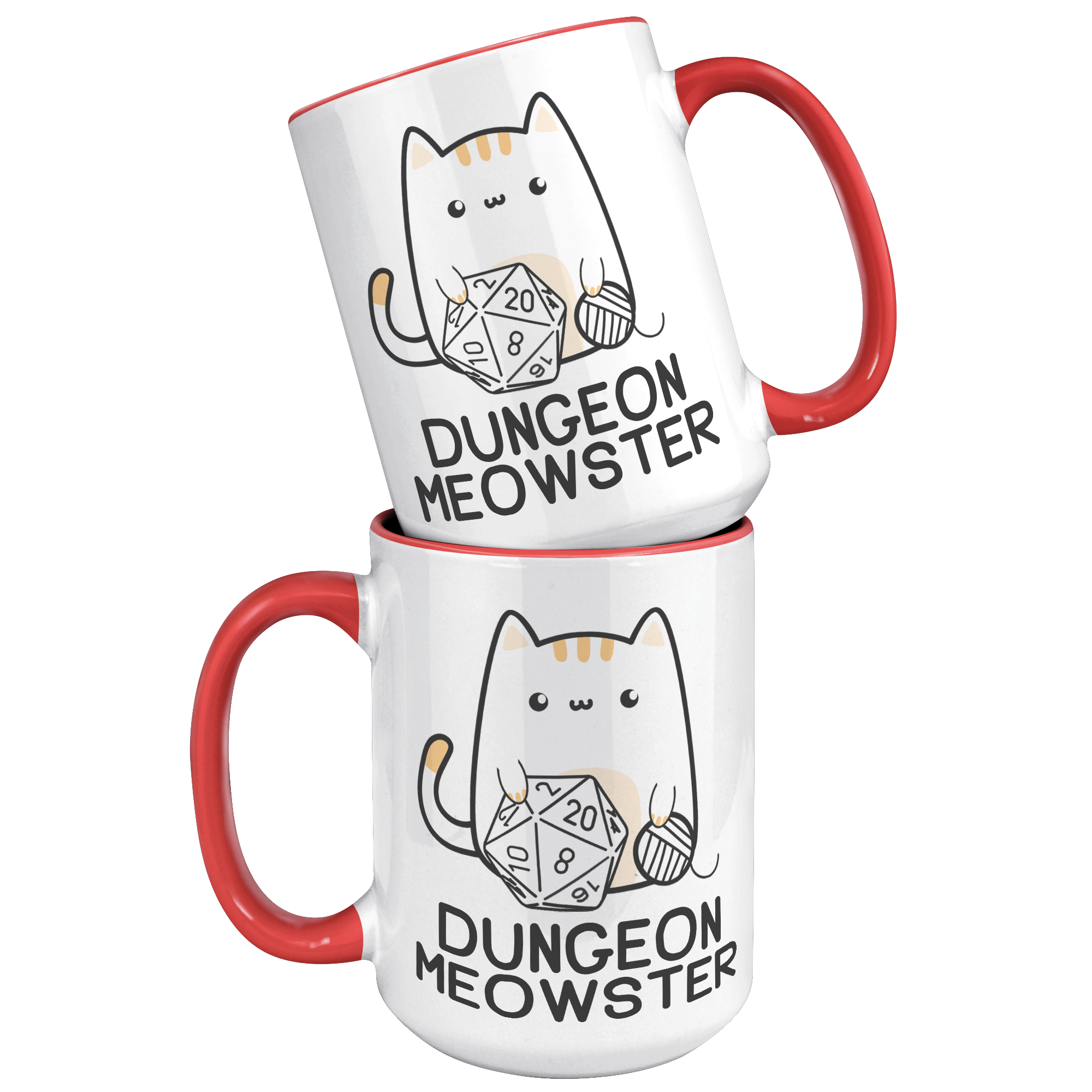 15oz_Accent_Mug_-_Dungeon_Meowster_15oz_Accent_FrontBack_Red_Mockup.png