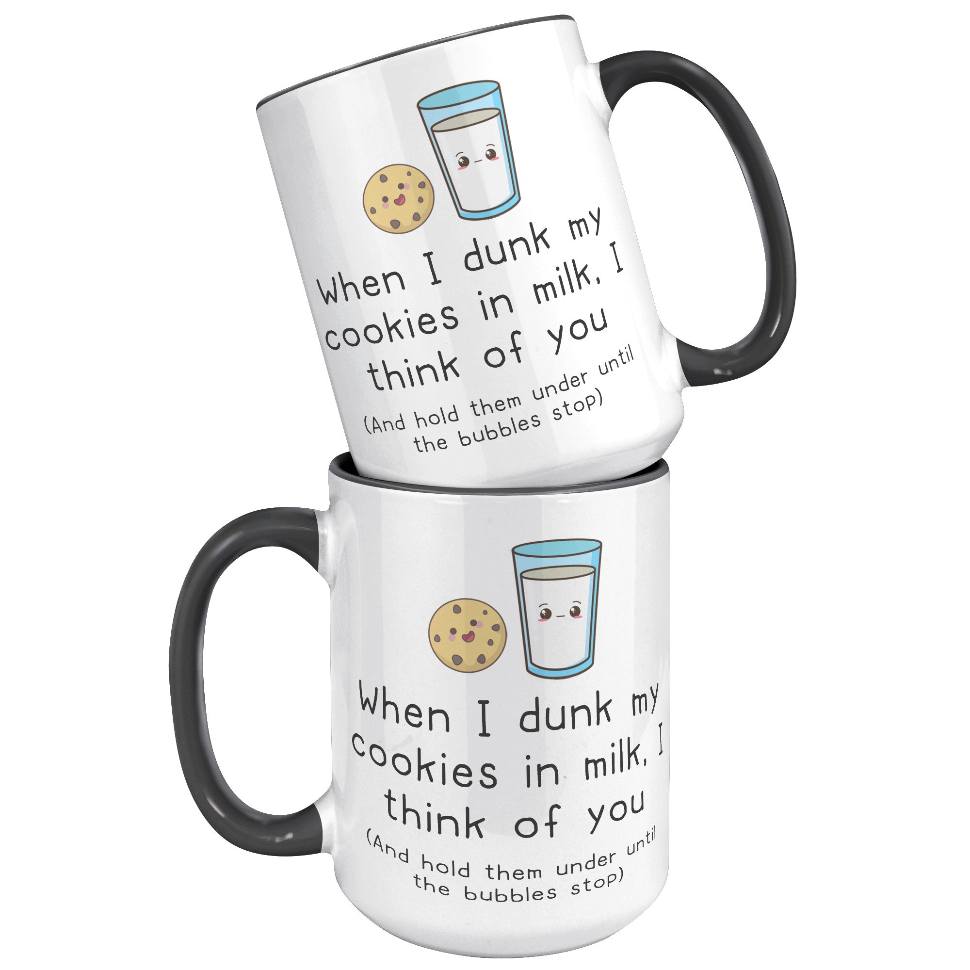 15oz Accent Mug - Dunk Cookies Milk