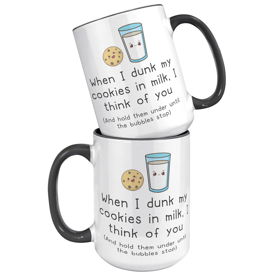 15oz Accent Mug - Dunk Cookies Milk