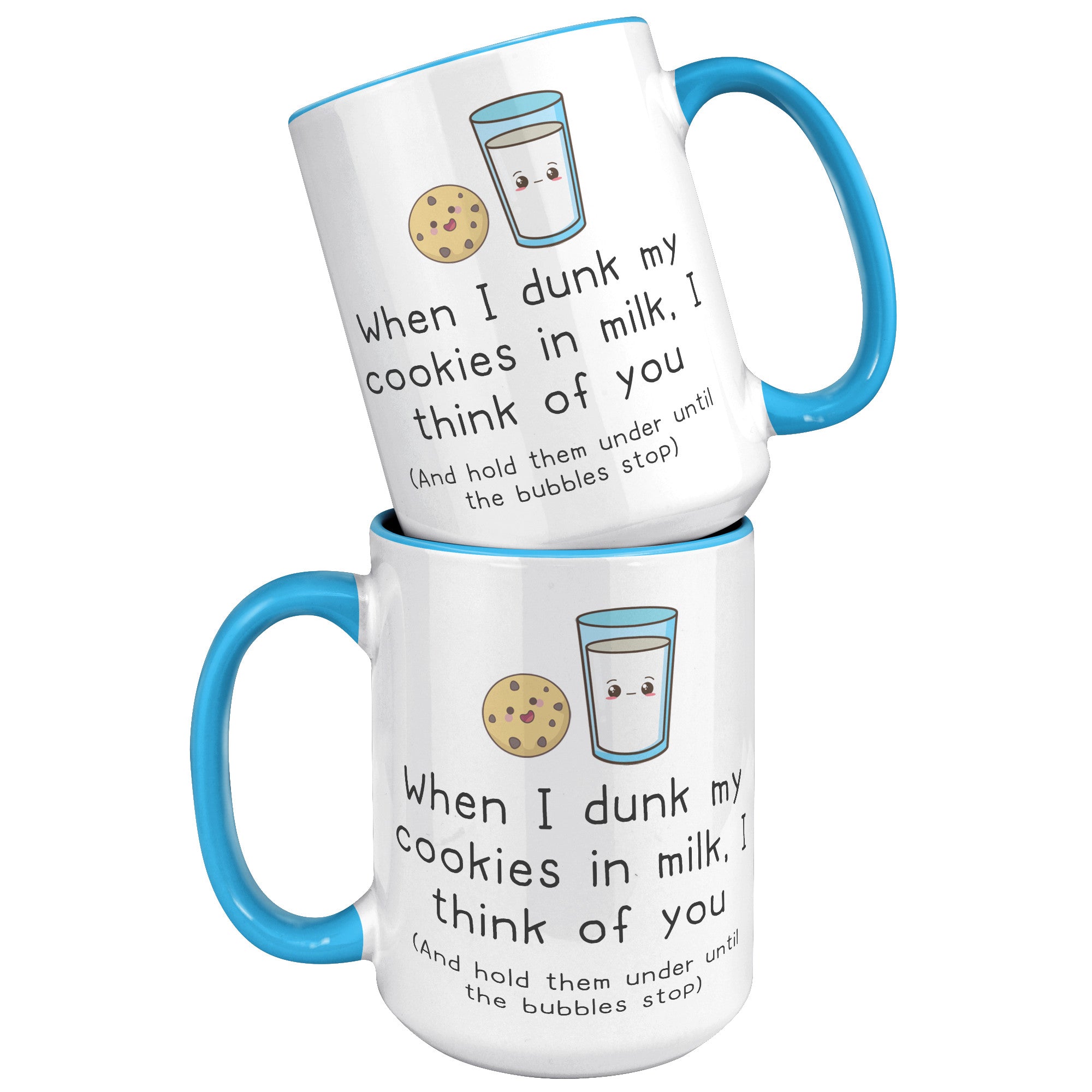 15oz Accent Mug - Dunk Cookies Milk