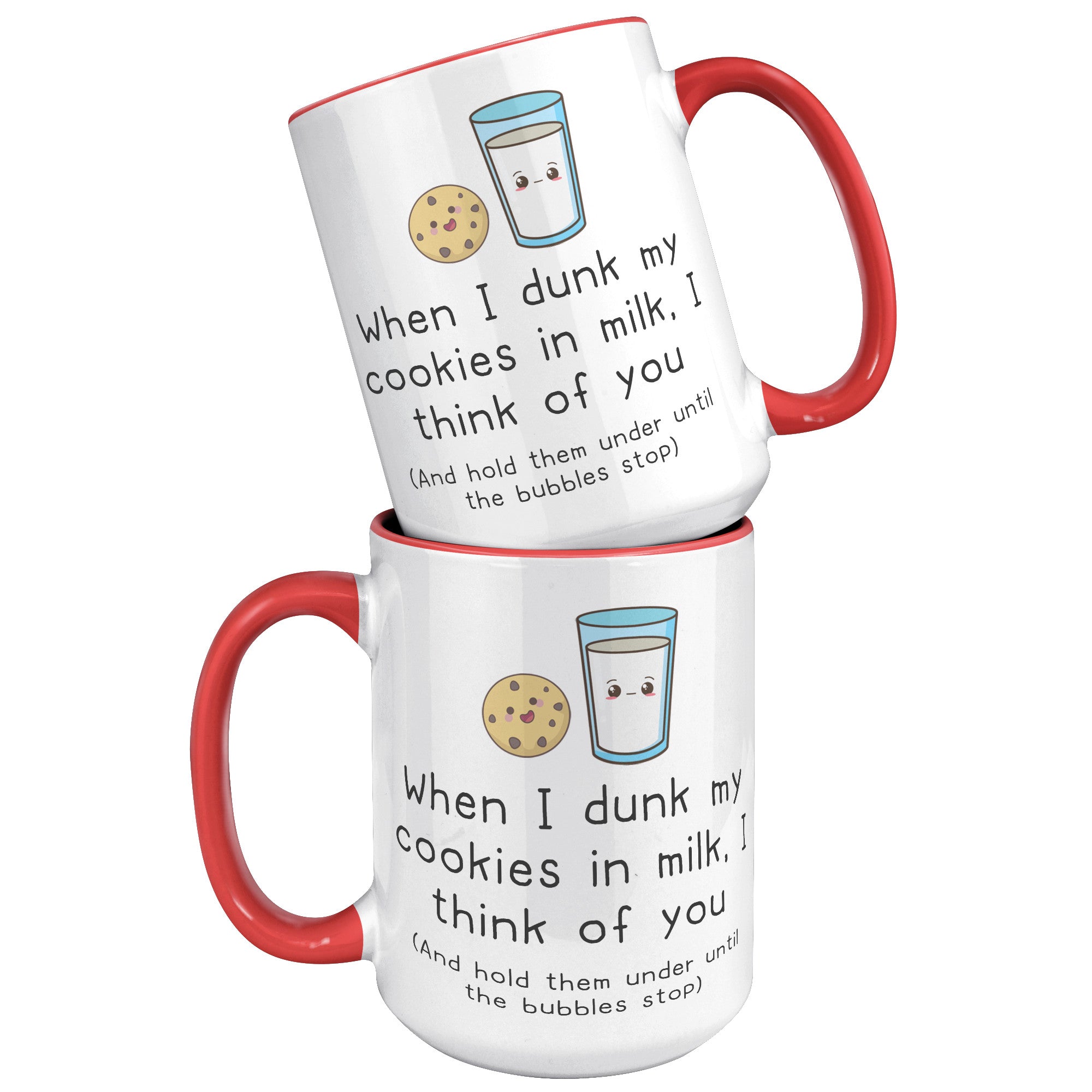15oz Accent Mug - Dunk Cookies Milk