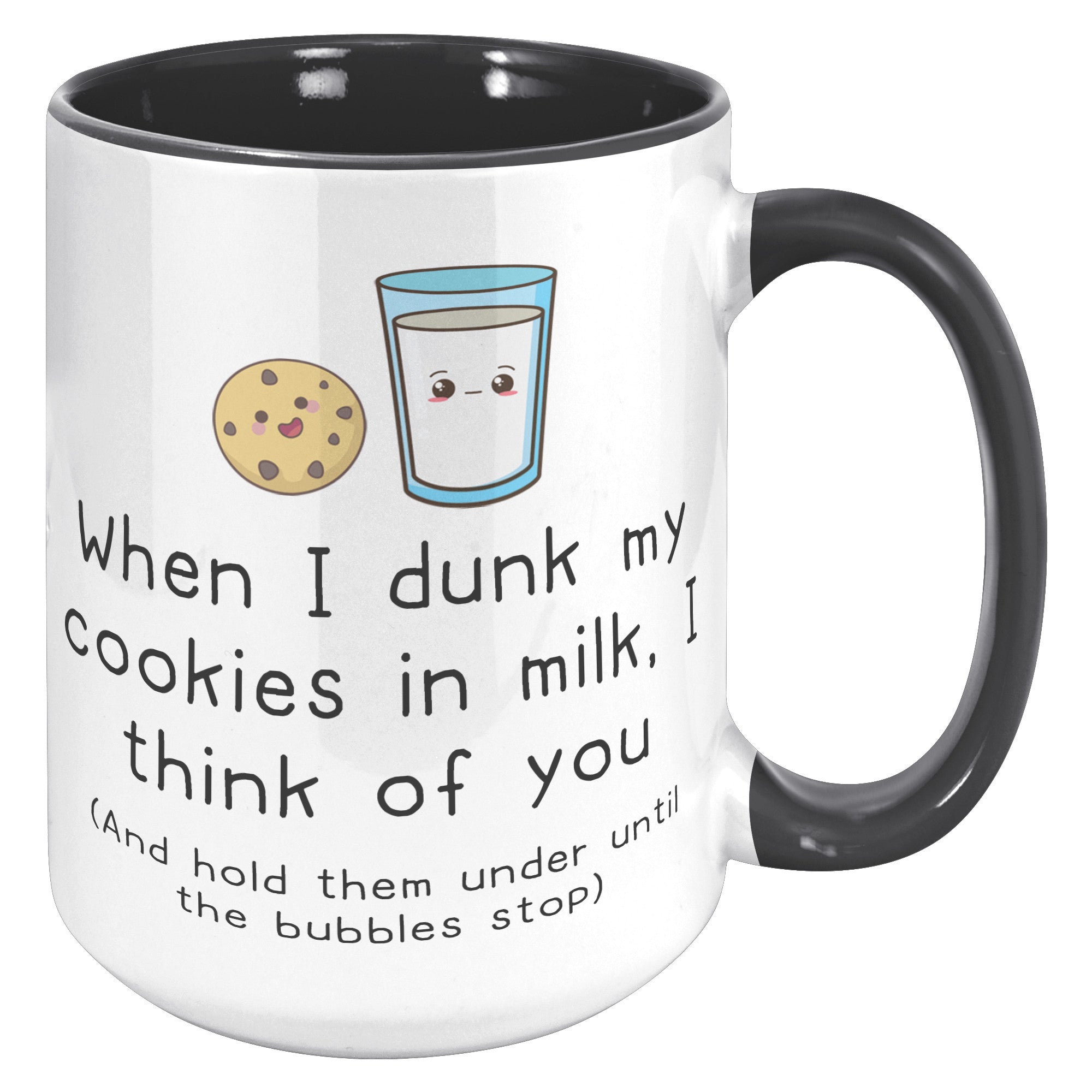 15oz Accent Mug - Dunk Cookies Milk
