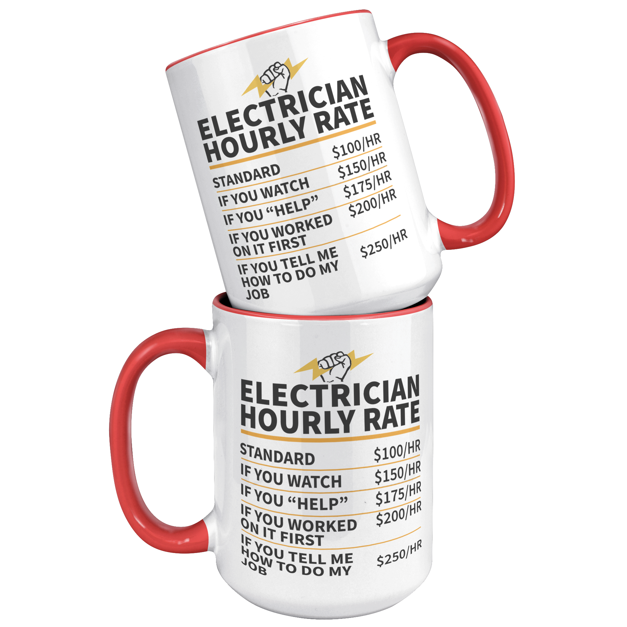 15oz_Accent_Mug_-_Electrician_Hourly_Mug_15oz_Accent_FrontBack_Red_Mockup.png