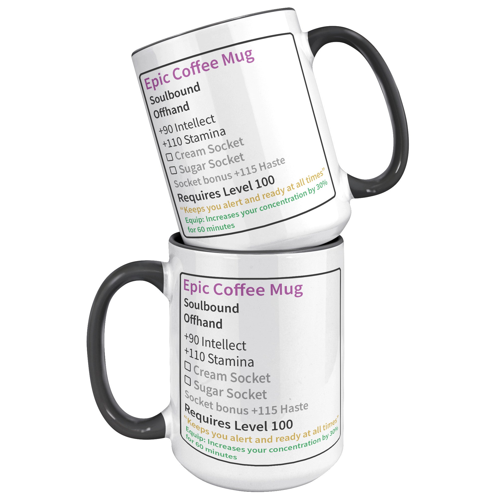 15oz Accent Mug - Epic Coffee Mug