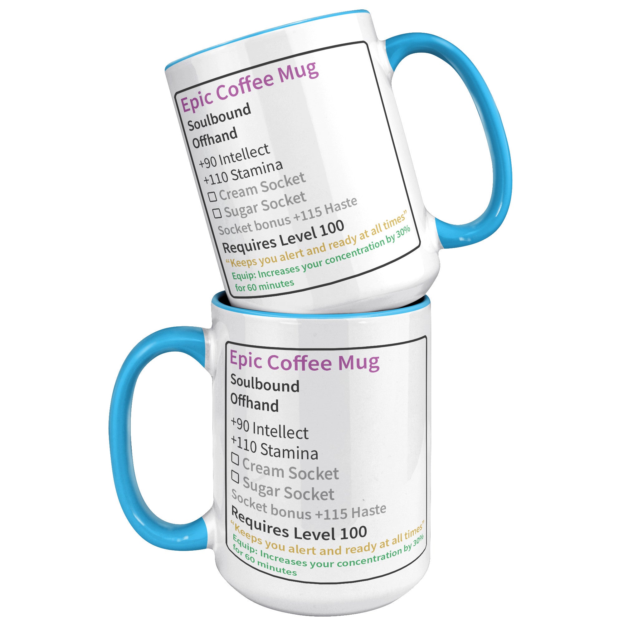 15oz Accent Mug - Epic Coffee Mug