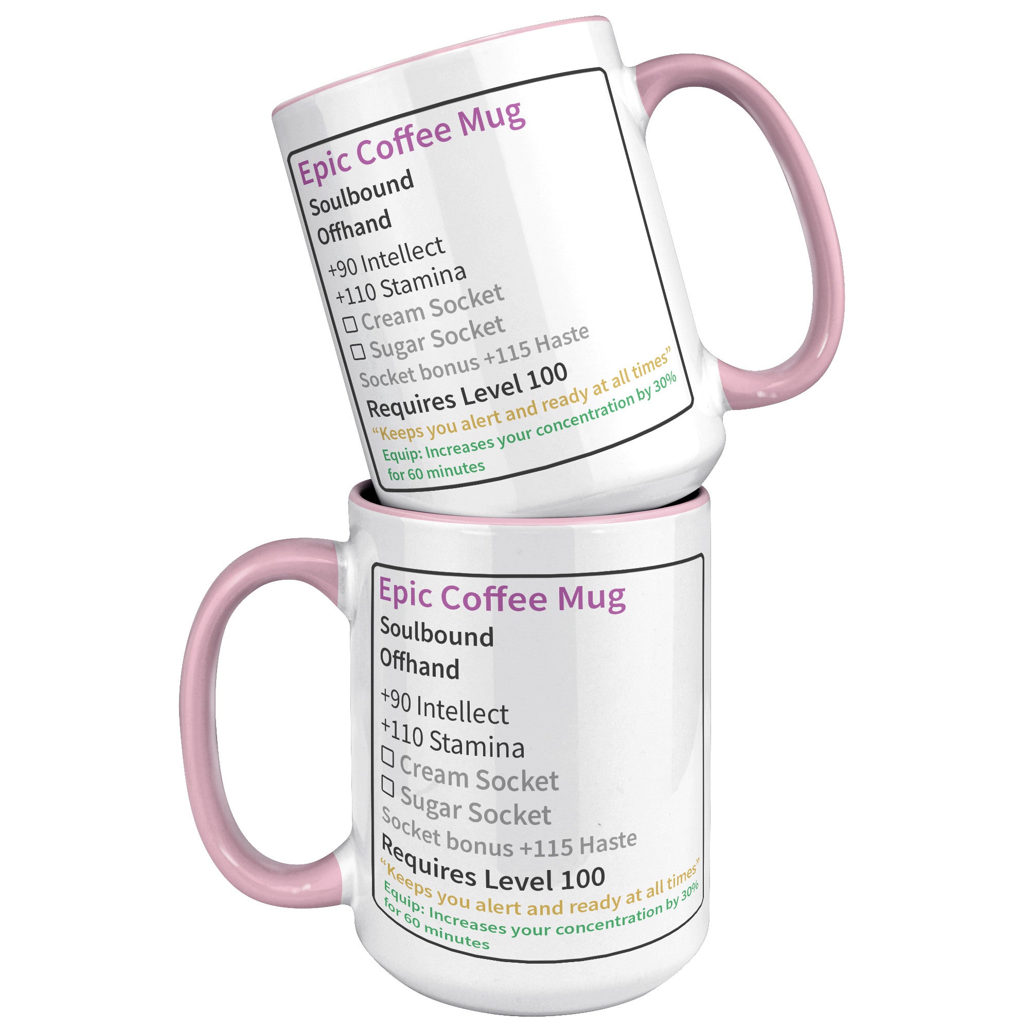 15oz Accent Mug - Epic Coffee Mug
