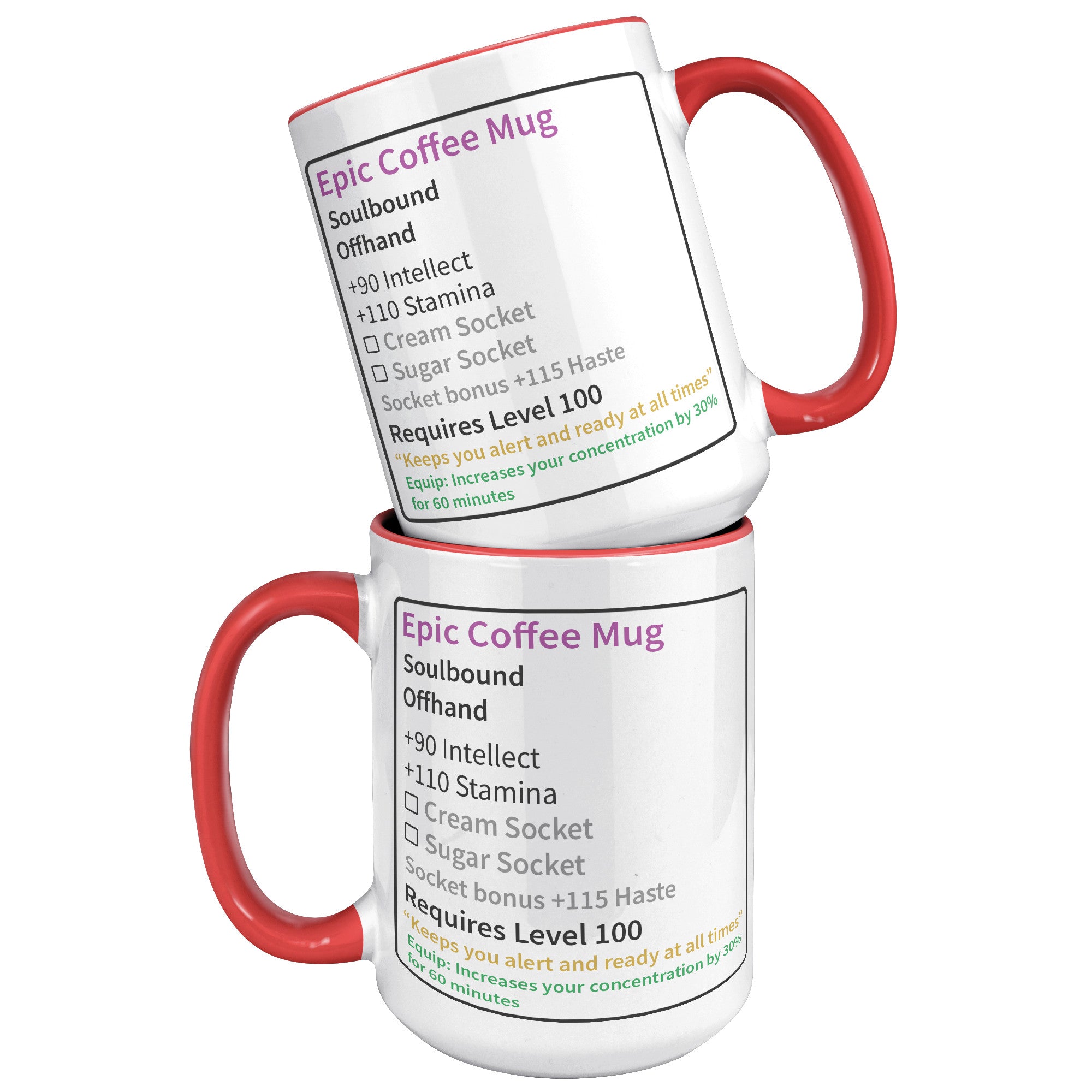 15oz Accent Mug - Epic Coffee Mug