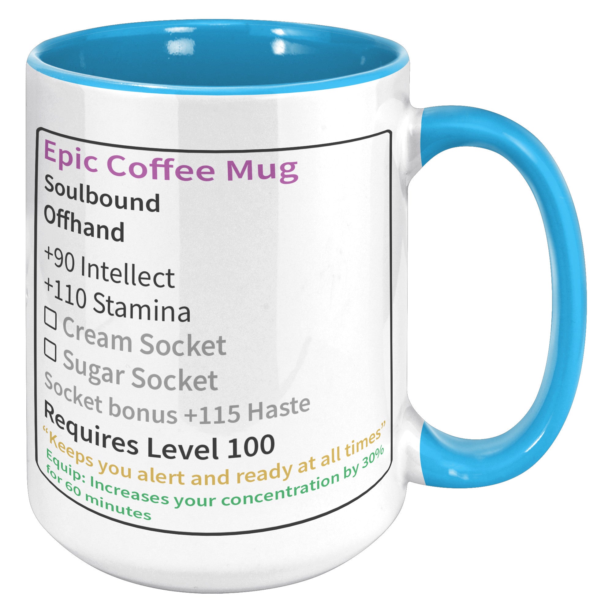 15oz Accent Mug - Epic Coffee Mug