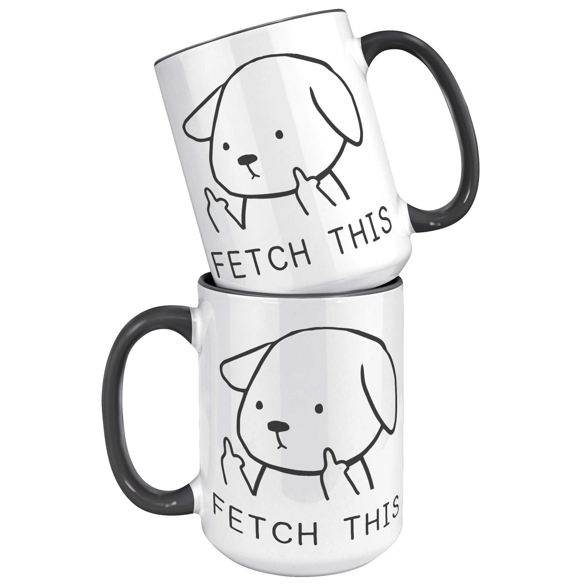 15oz Accent Mug - Fetch This Dog