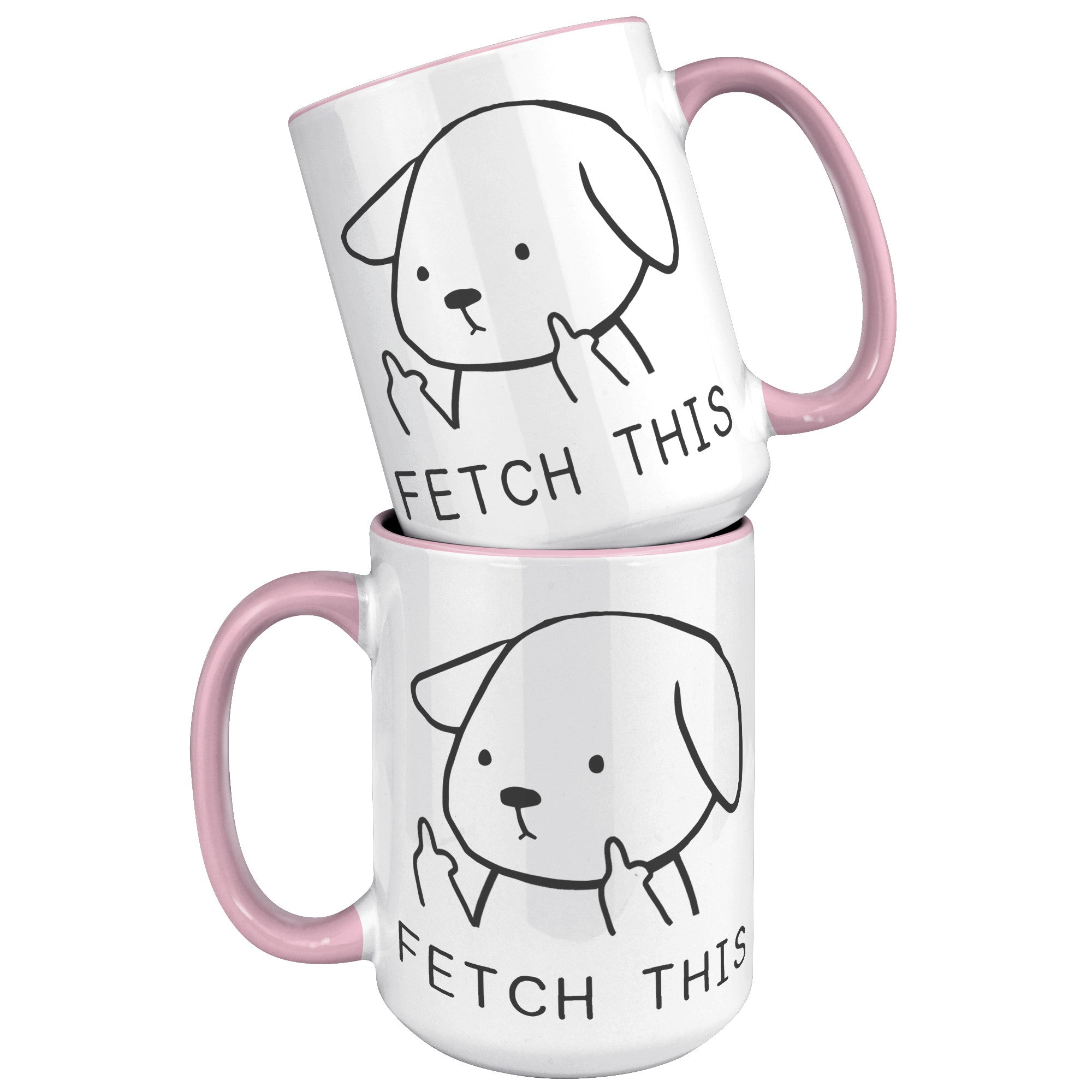 15oz Accent Mug - Fetch This Dog