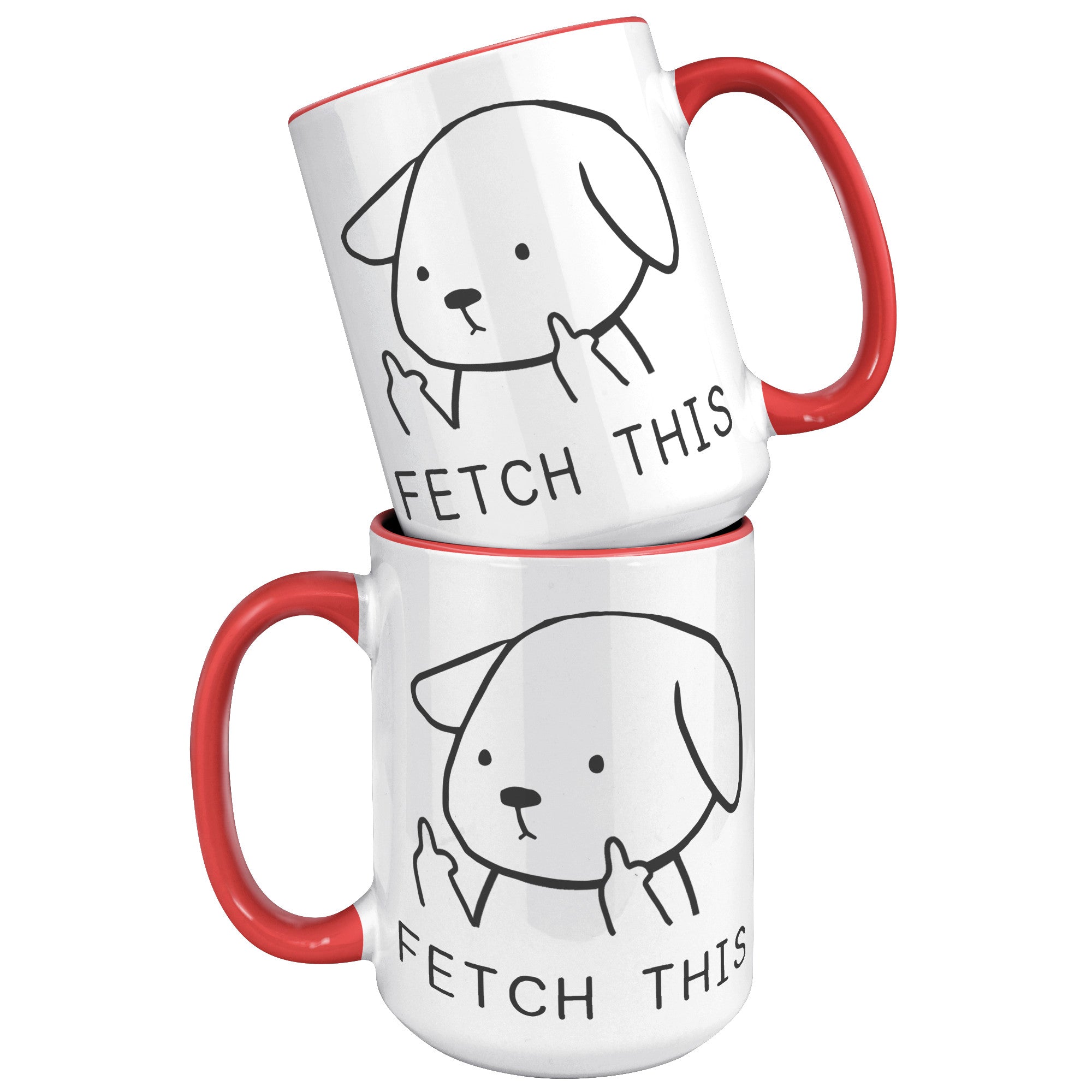 15oz Accent Mug - Fetch This Dog