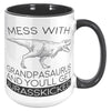 15oz Accent Mug - Grandpasaurus Jurasskicked