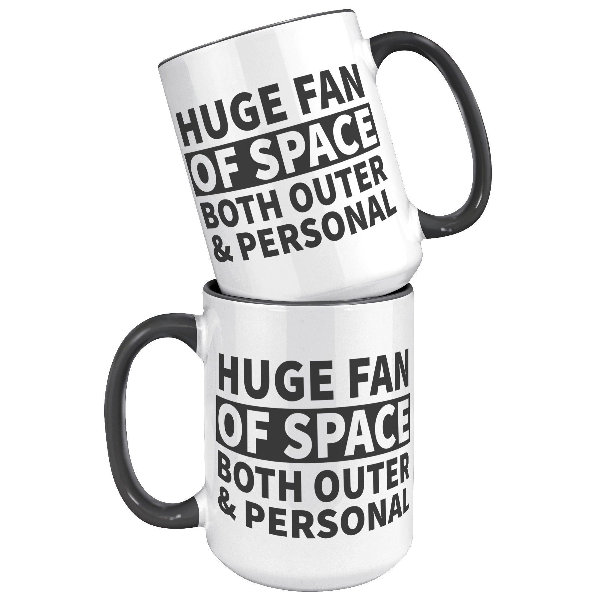 15oz Accent Mug - Huge Fan of Space